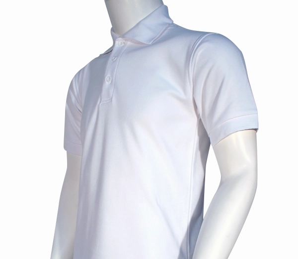 Cotton Honeycomb Polo Shirt -