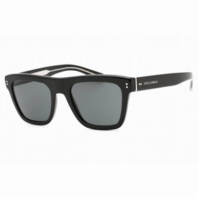 Dolce & Gabbana Men's Sunglasses - Black Plastic Square Shape Frame | 0DG4420 501/87