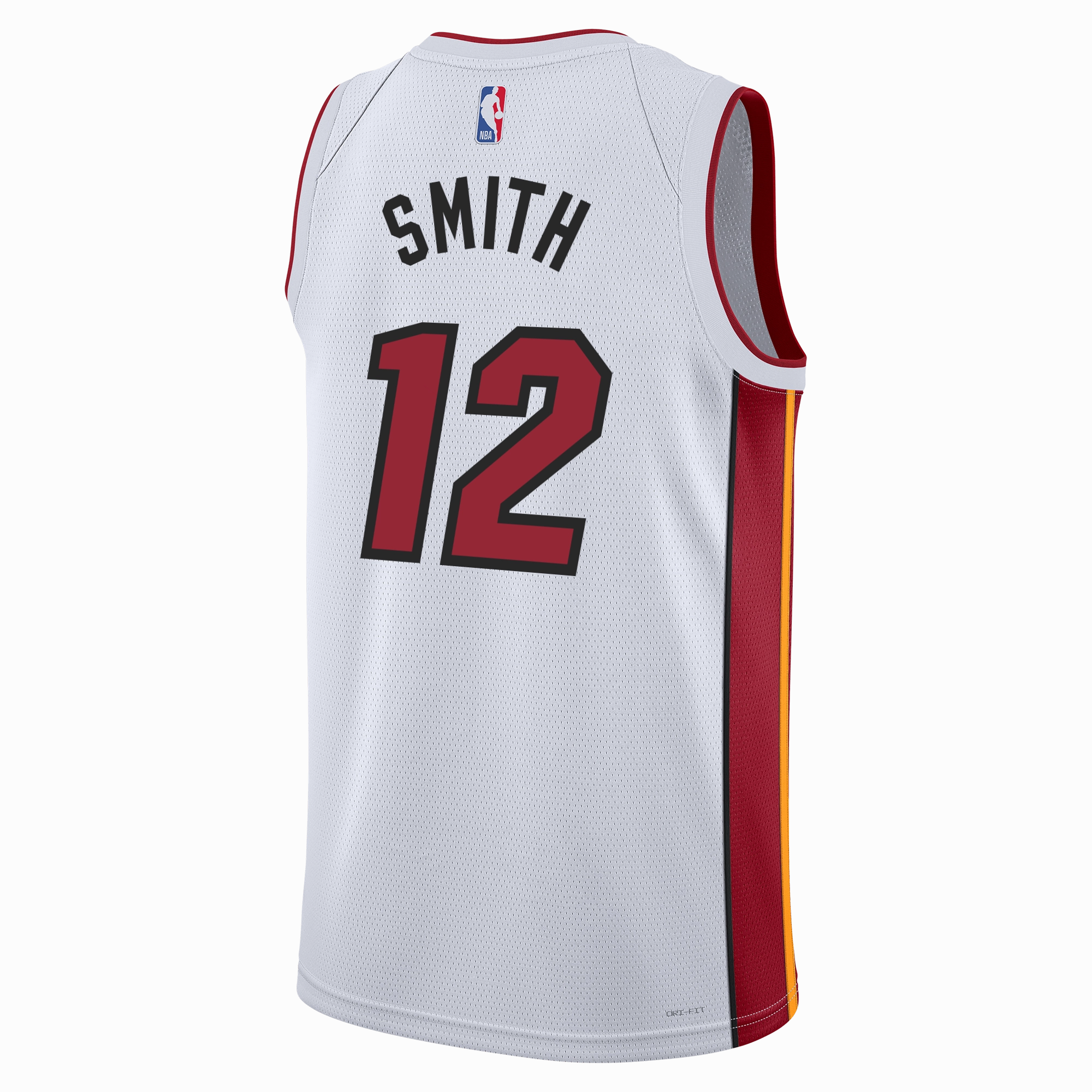 Dru Smith Nike Miami HEAT Association White Youth Swingman Jersey