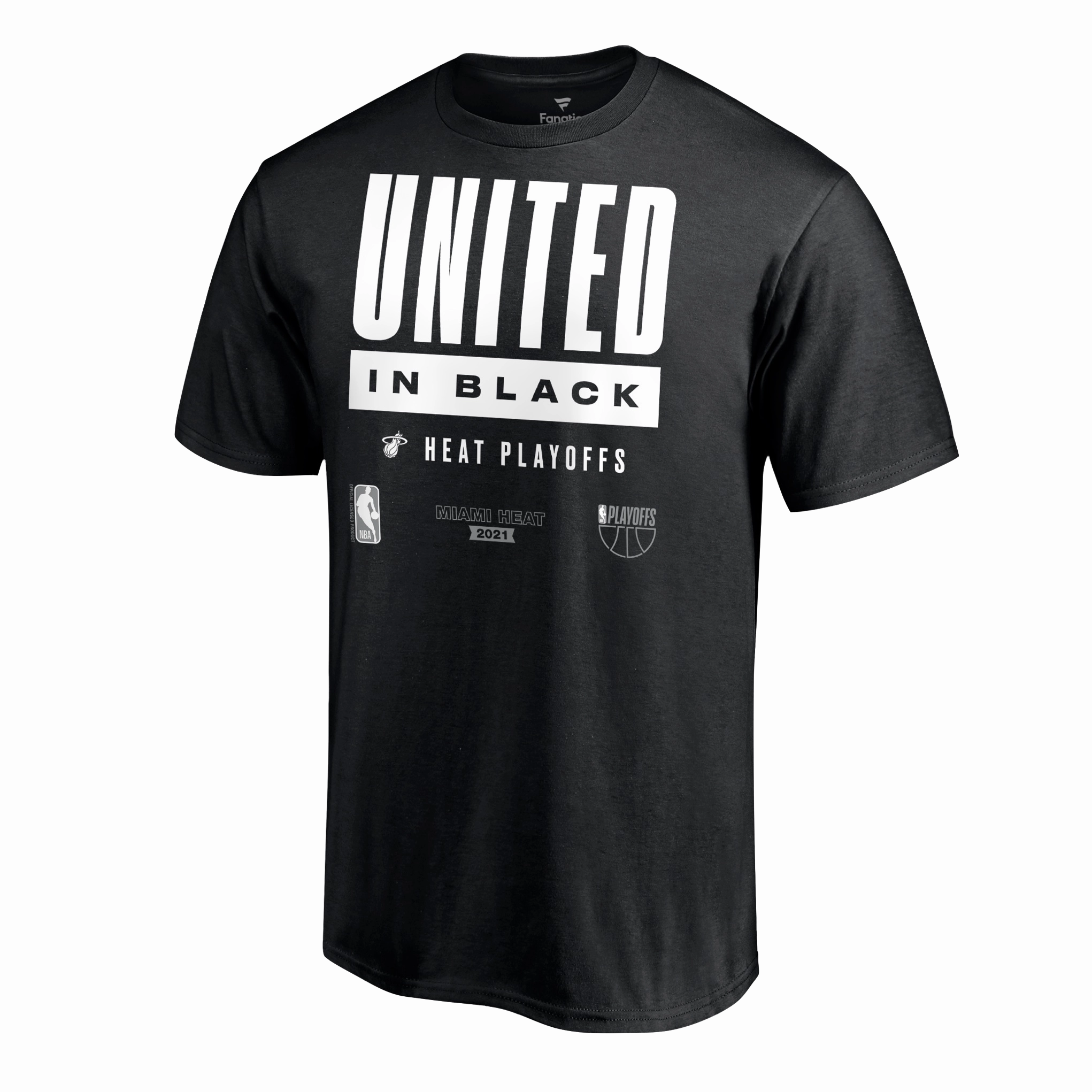 Fanatics United In Black Playoff Tee