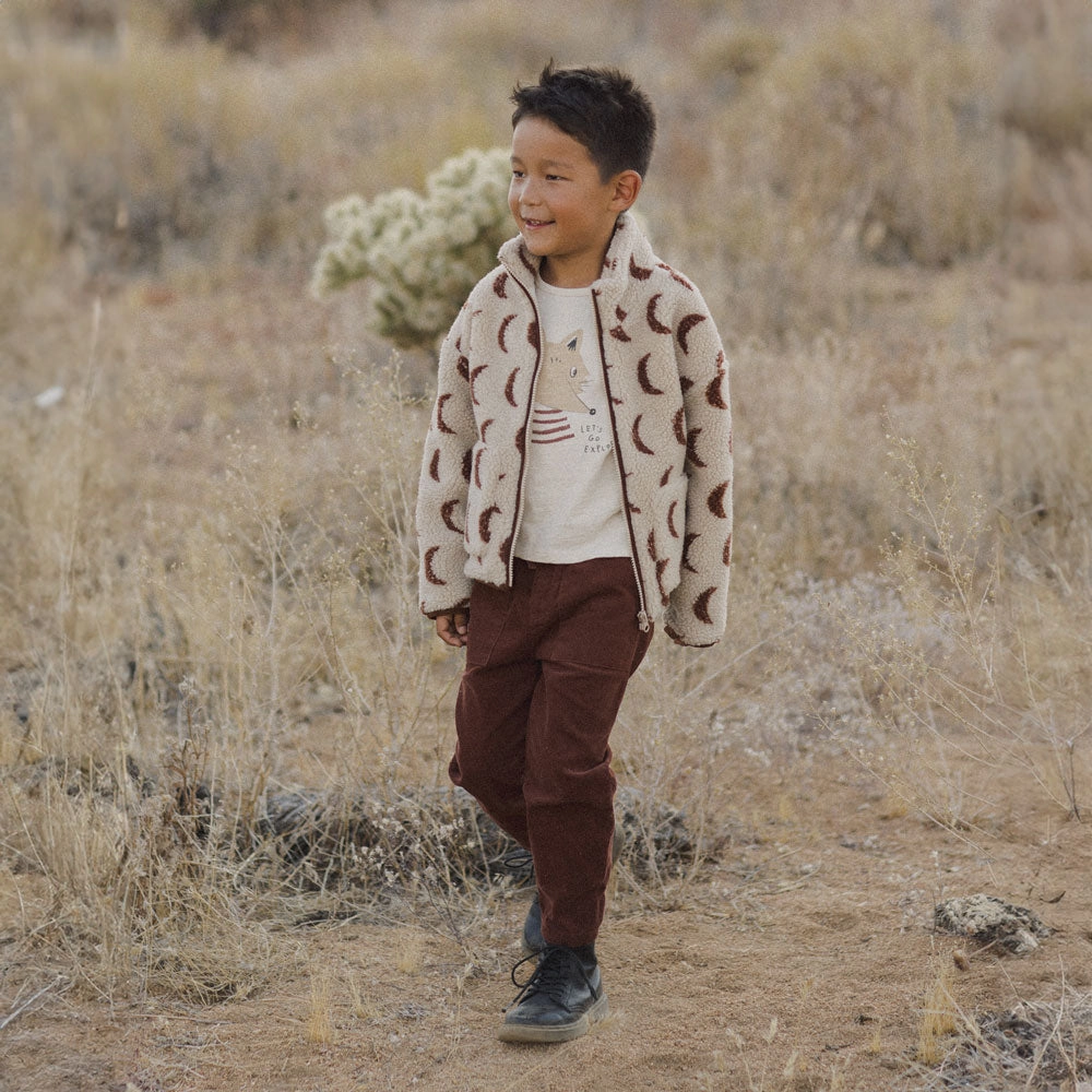 Felix Jacket - Moons - Stone - FINAL SALE