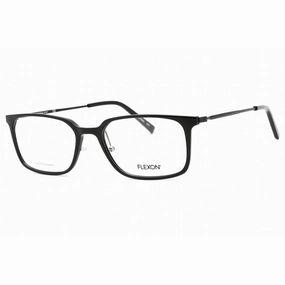 Flexon Men's Eyeglasses - Black Injected Propionate Full Rim Frame | FLEXON EP8003 001