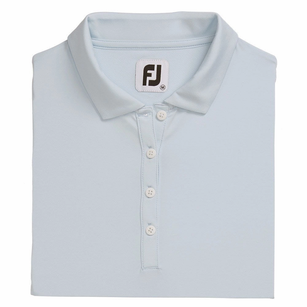 FootJoy Longsleeve Sun Protection Golf Polo Ice Blue - FA21 Women
