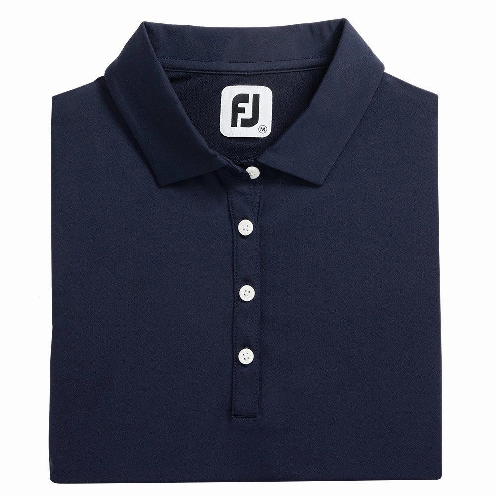 FootJoy Longsleeve Sun Protection Golf Polo Navy - FA21 Women