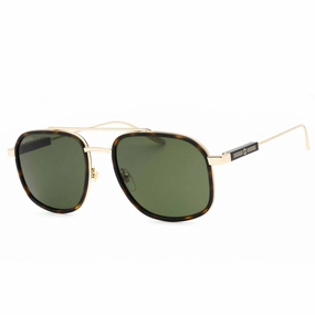 Gucci Men's Sunglasses - Havana/Gold Full Rim Metal Frame | GG1310S 002