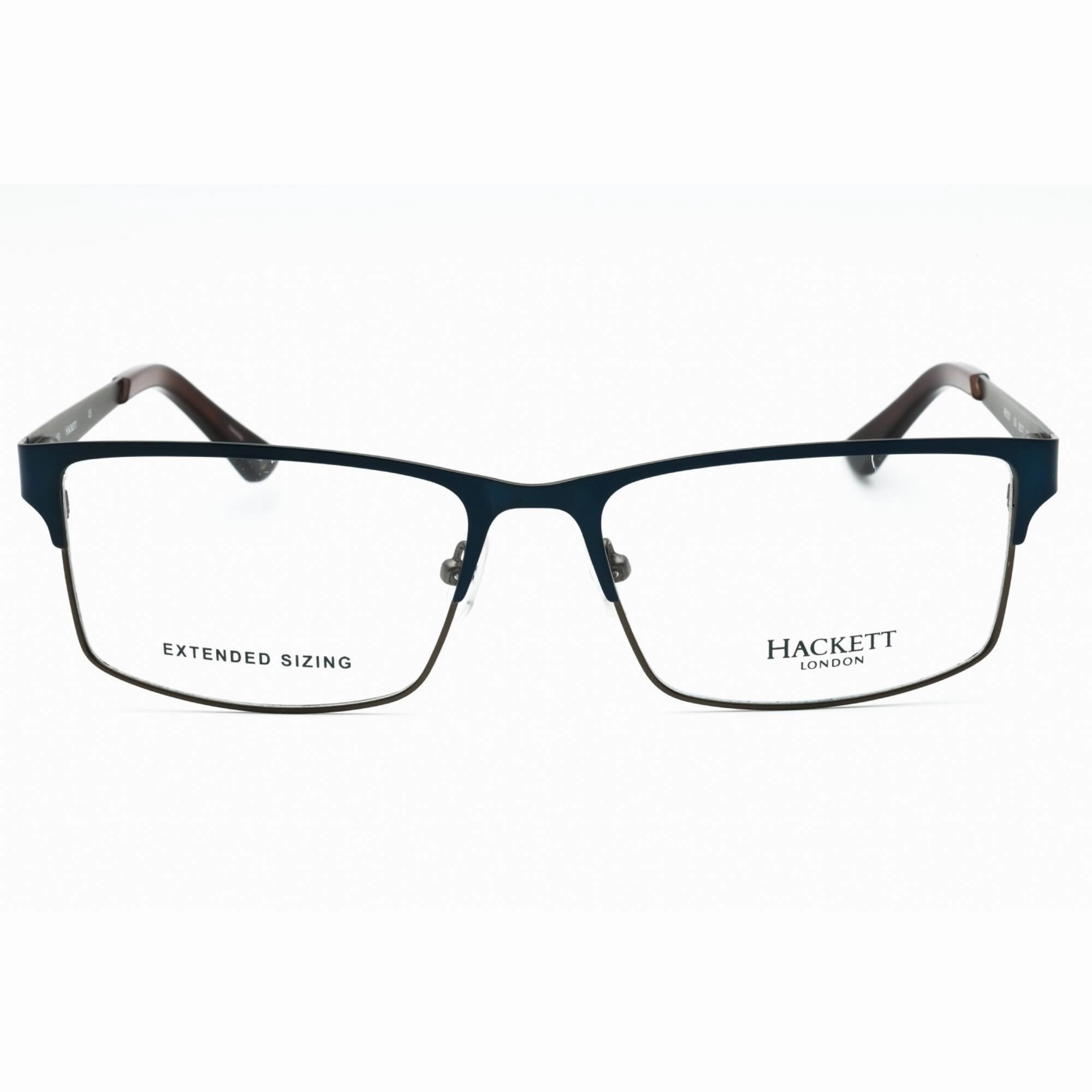 Hackett Men's Eyeglasses - Navy Metal Full Rim Rectangular Shape Frame | HEK1211 628