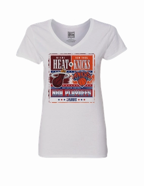 HEAT Vs Knicks White Hot Matchup Women's Tee