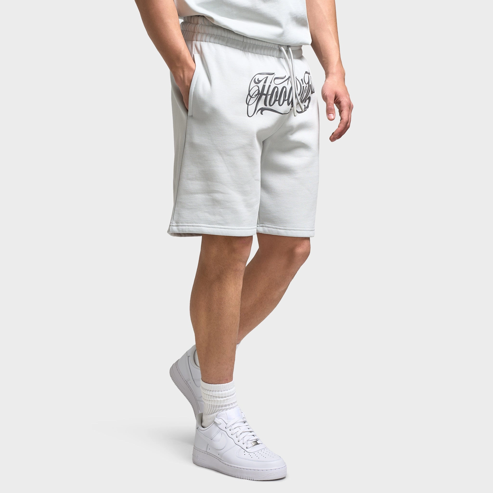 Hoodrich Legacy Oversized Shorts Dawn Blue / Lava Smoke - Anthracite