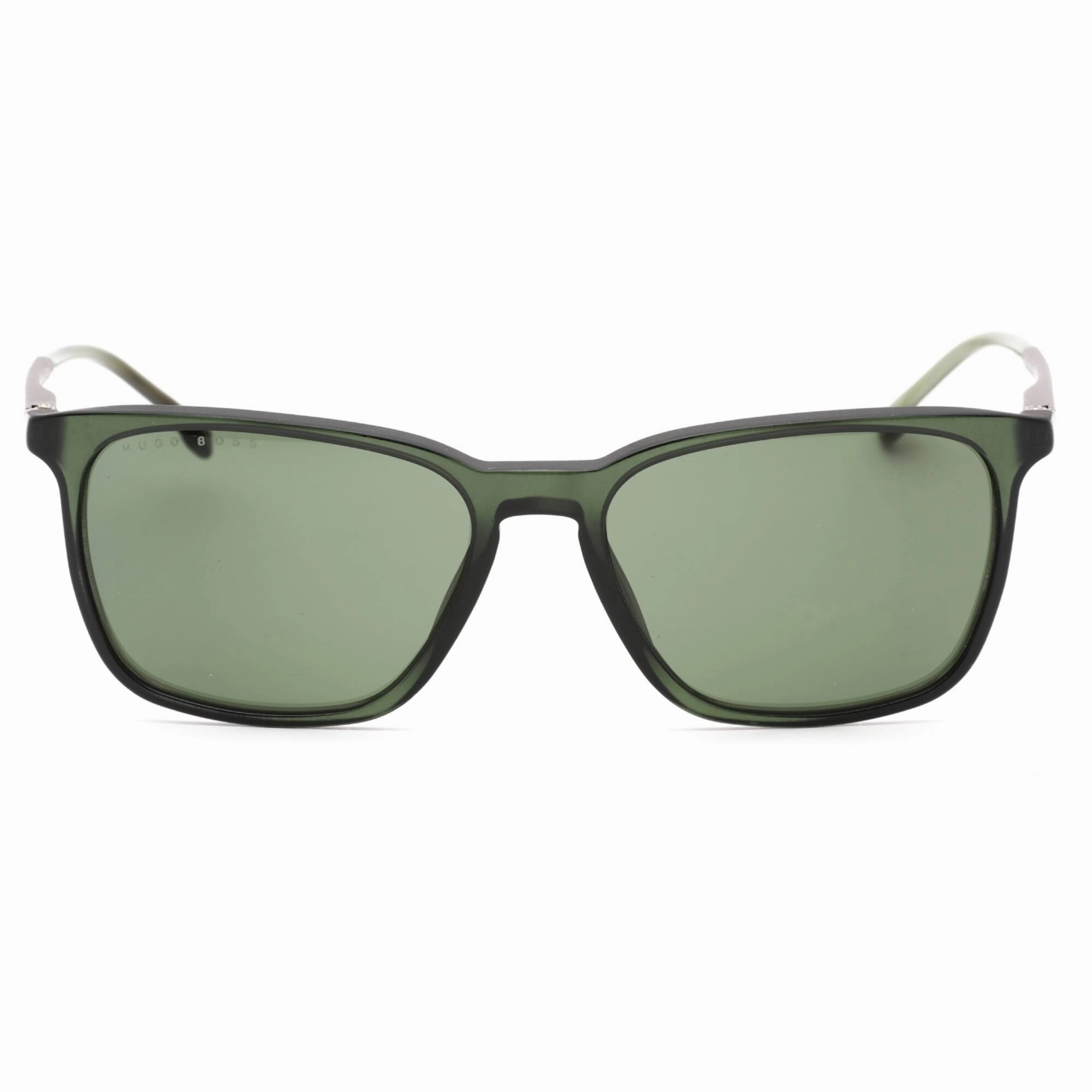 Hugo Boss Men's Sunglasses - Green Rectangular Plastic Frame | BOSS 1183/S/IT 01ED QT