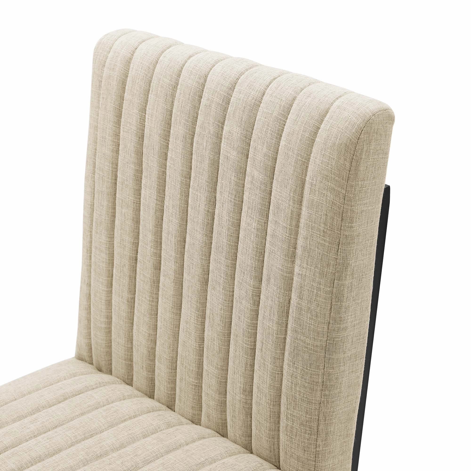 Indulge Channel Tufted Fabric Dining Chair by Modway