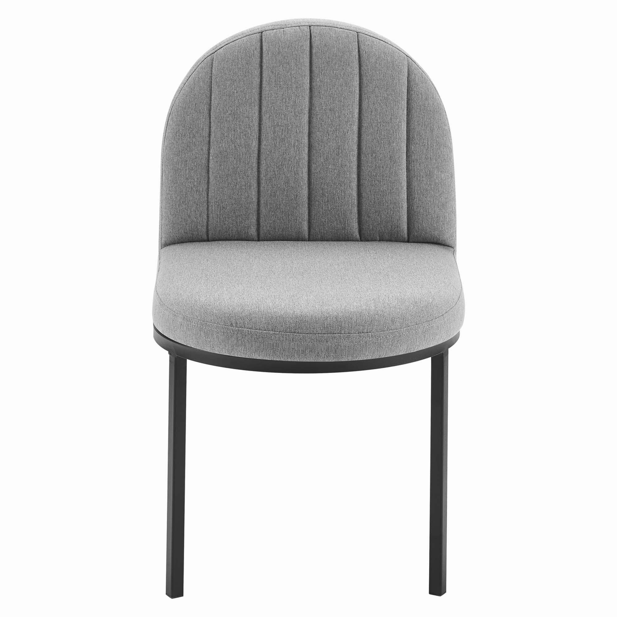 Isla Channel Tufted Upholstered Fabric Dining Side Chair by Modway