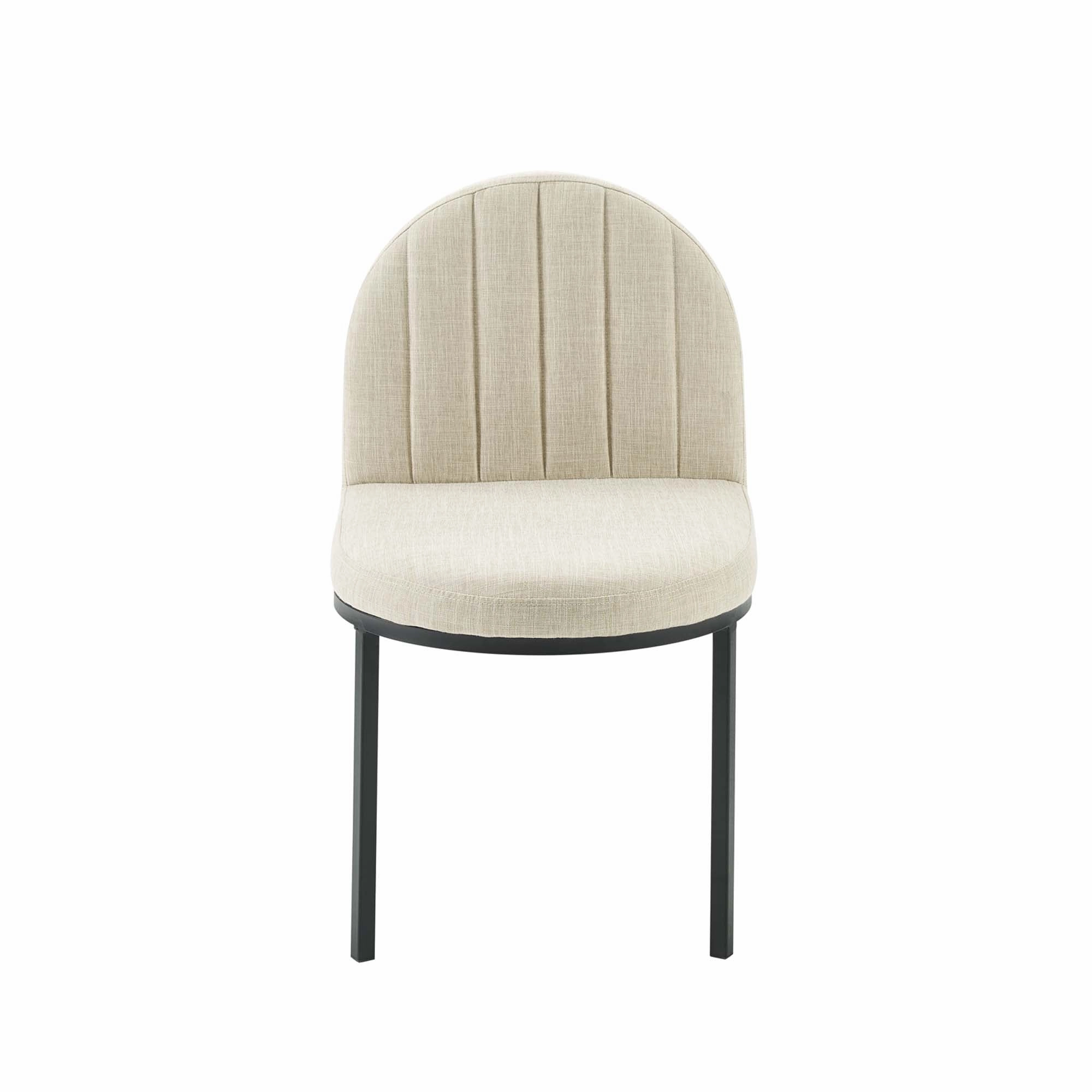 Isla Channel Tufted Upholstered Fabric Dining Side Chair by Modway
