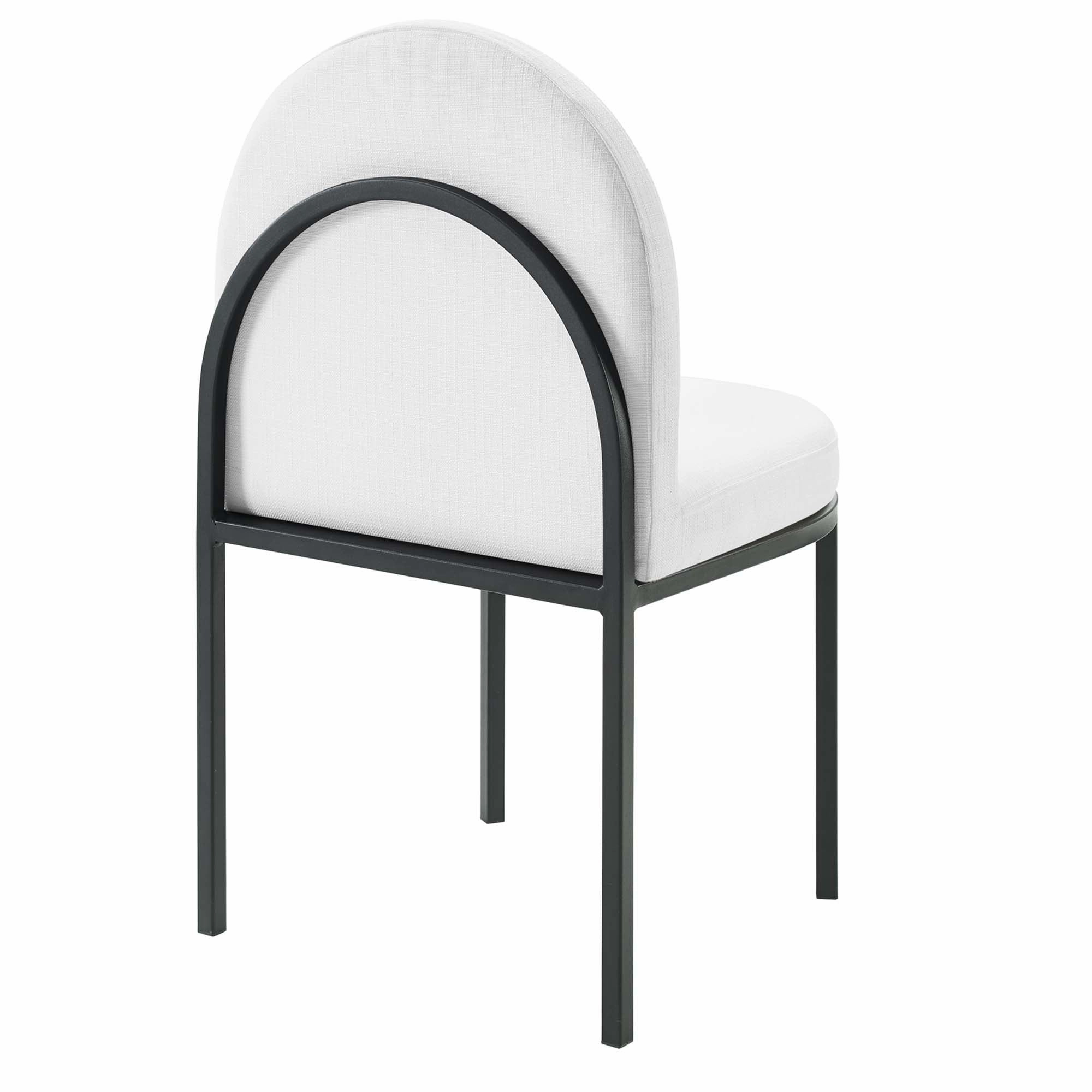 Isla Channel Tufted Upholstered Fabric Dining Side Chair by Modway