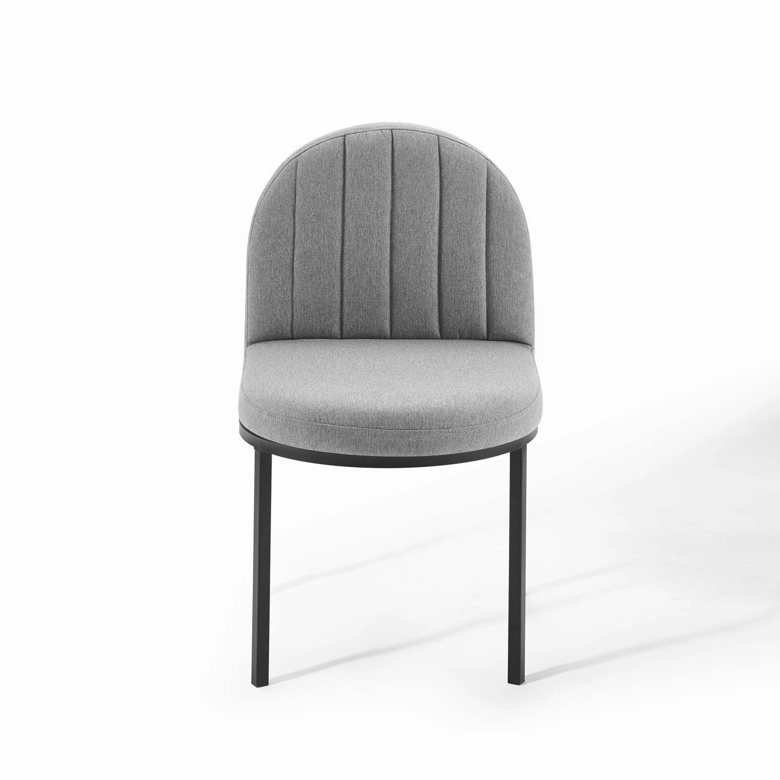 Isla Channel Tufted Upholstered Fabric Dining Side Chair by Modway