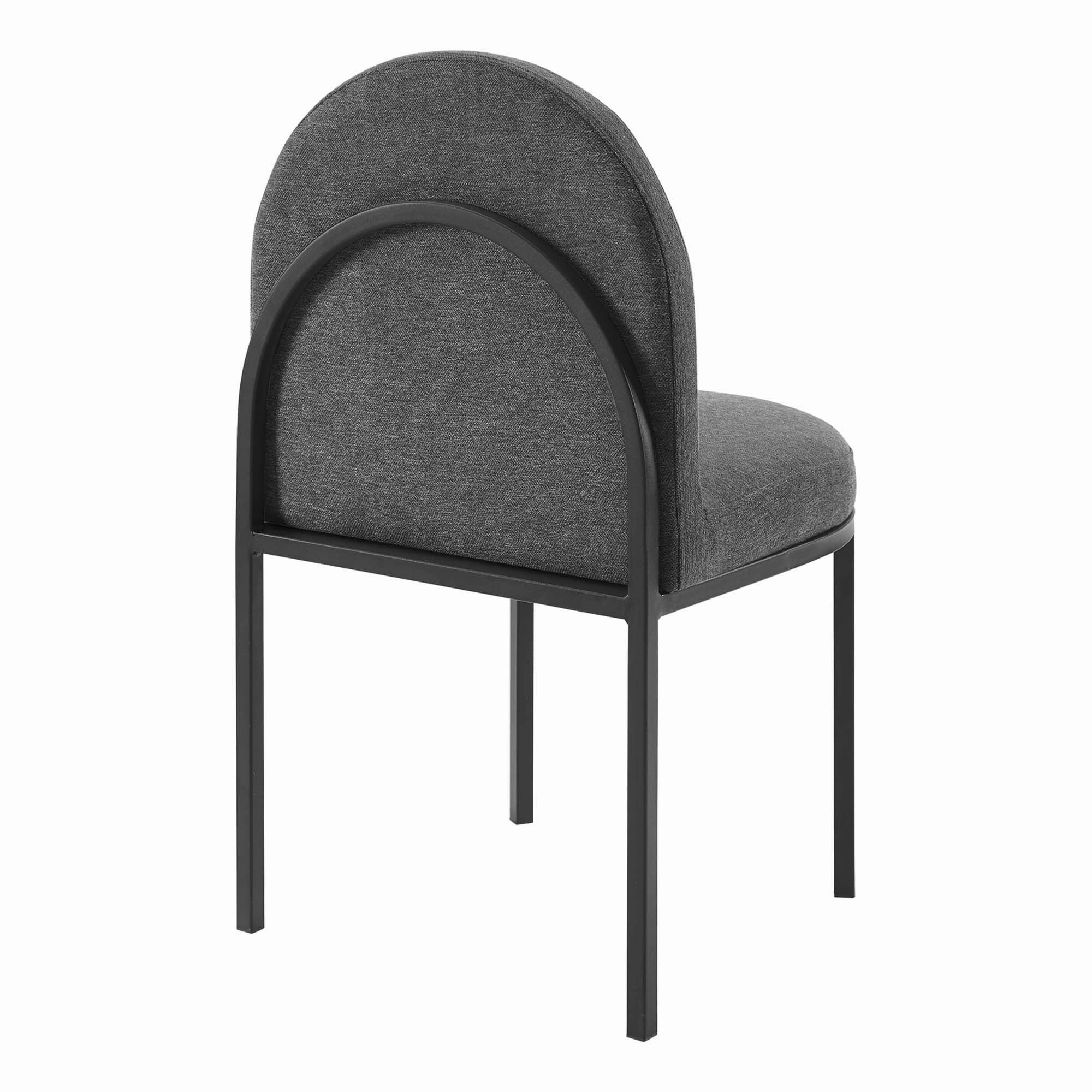 Isla Channel Tufted Upholstered Fabric Dining Side Chair by Modway