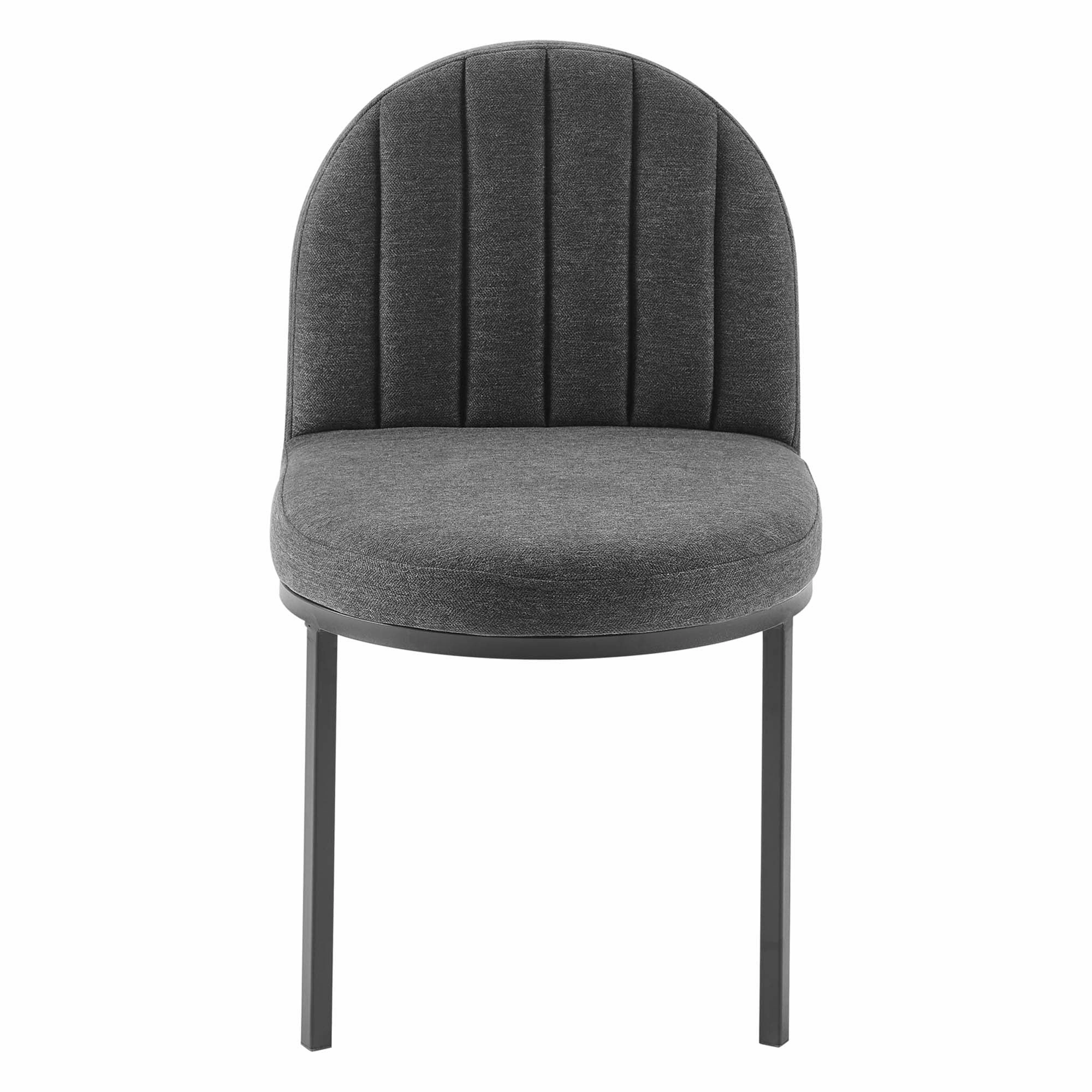 Isla Channel Tufted Upholstered Fabric Dining Side Chair by Modway