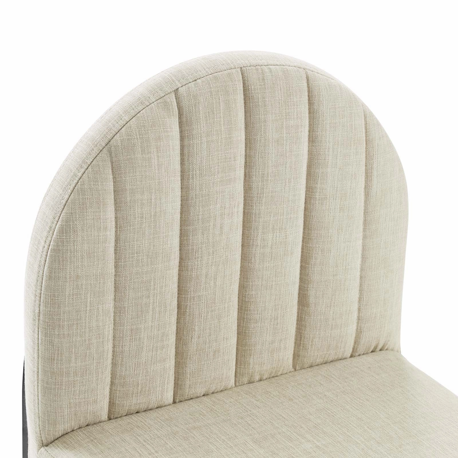 Isla Channel Tufted Upholstered Fabric Dining Side Chair by Modway
