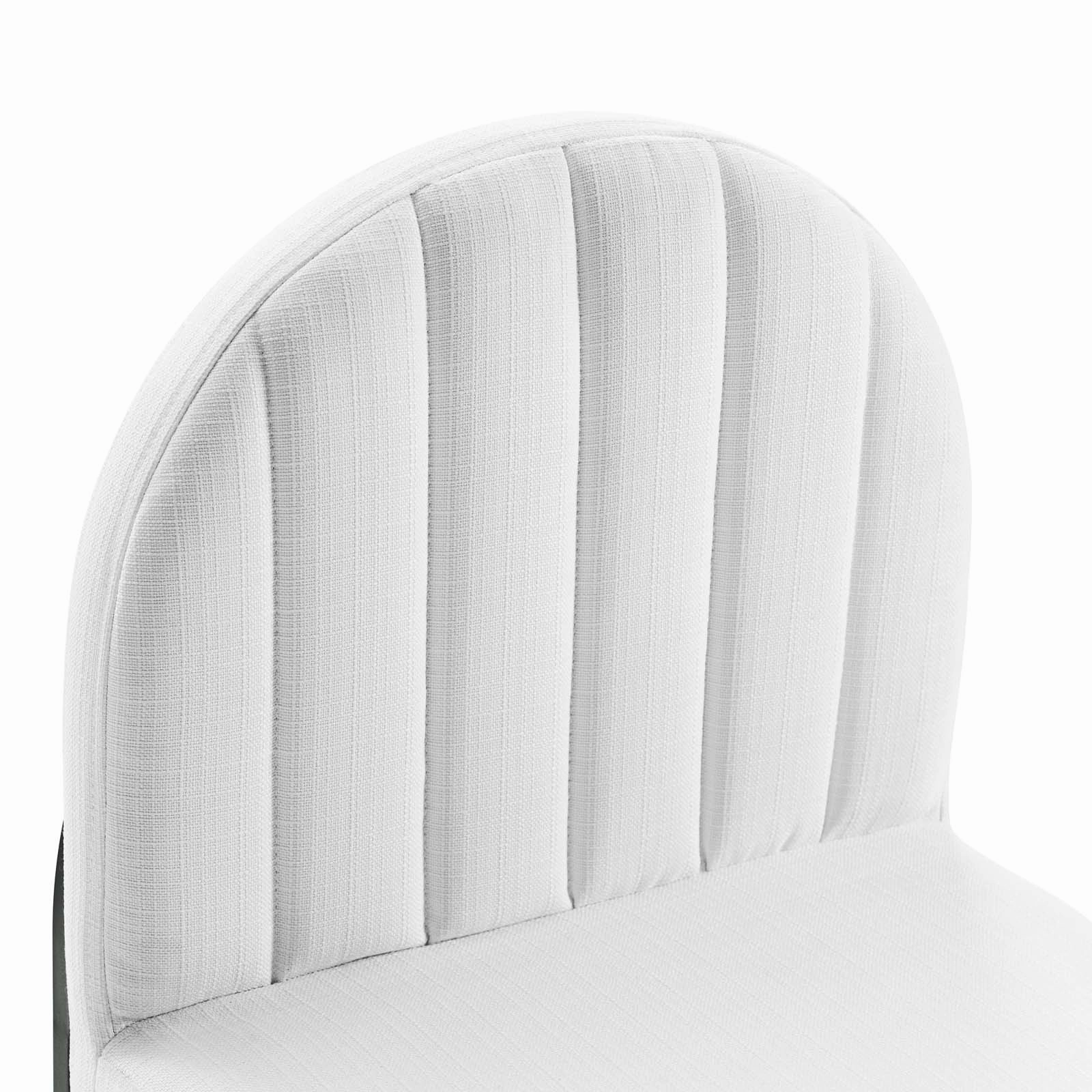 Isla Channel Tufted Upholstered Fabric Dining Side Chair by Modway