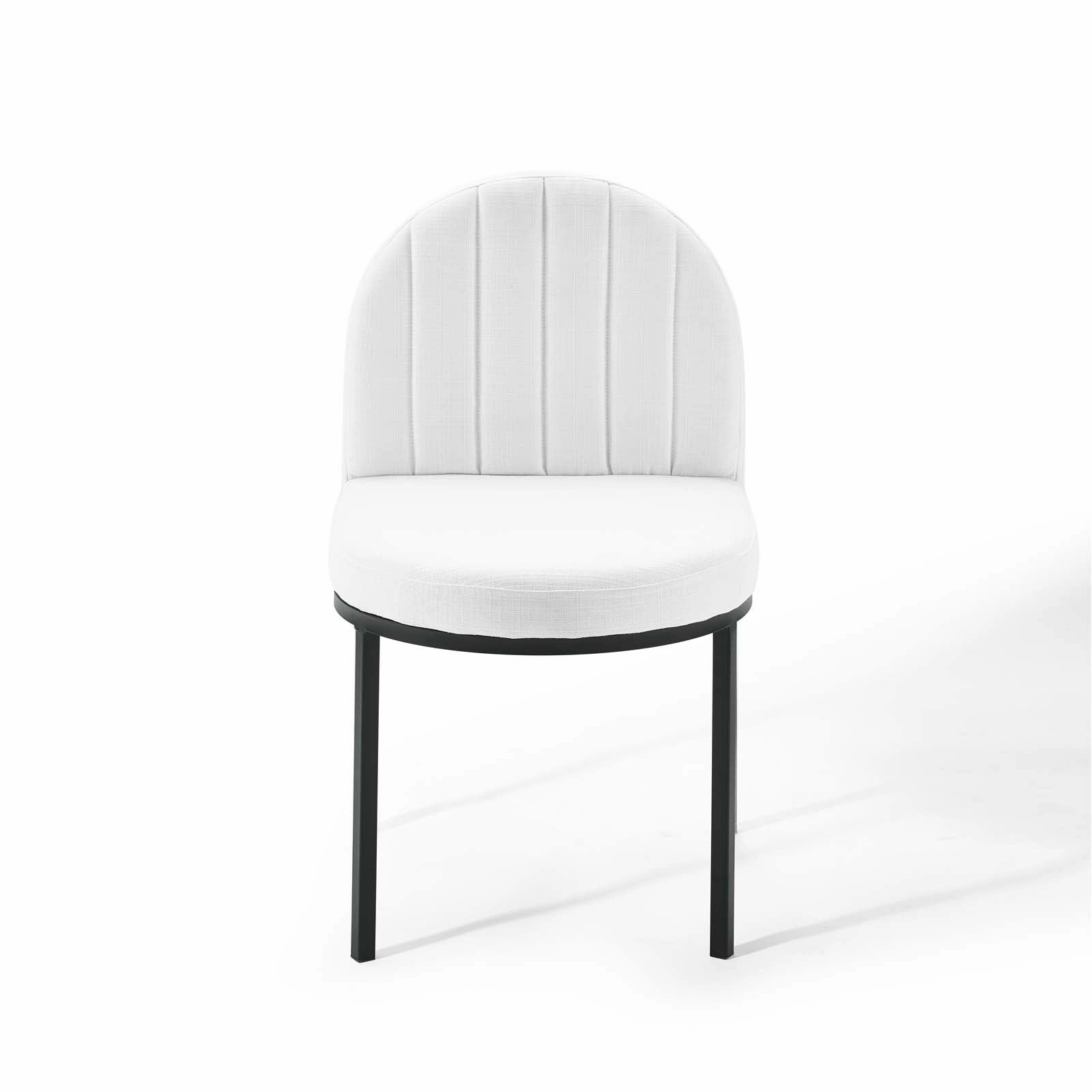 Isla Channel Tufted Upholstered Fabric Dining Side Chair by Modway