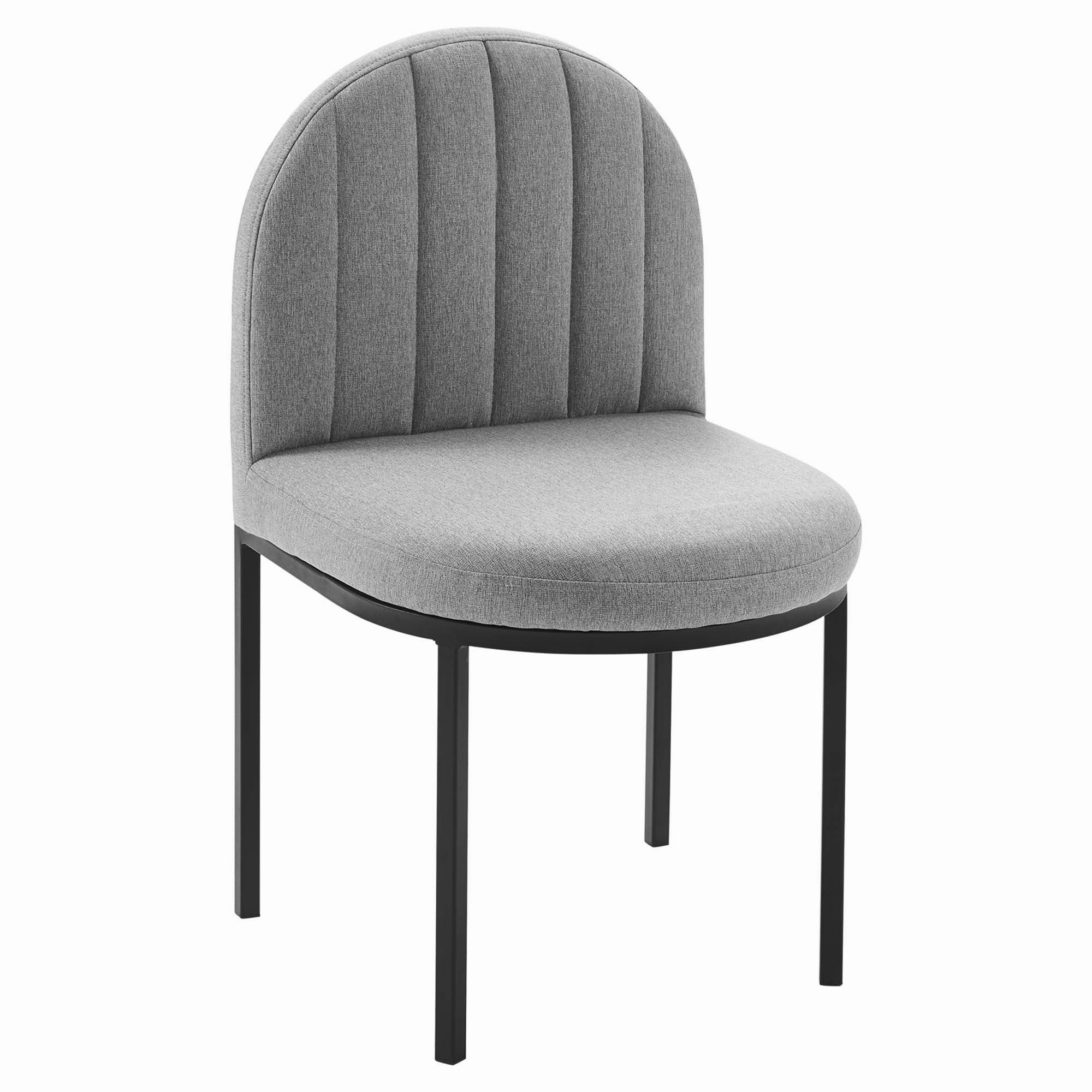 Isla Channel Tufted Upholstered Fabric Dining Side Chair by Modway