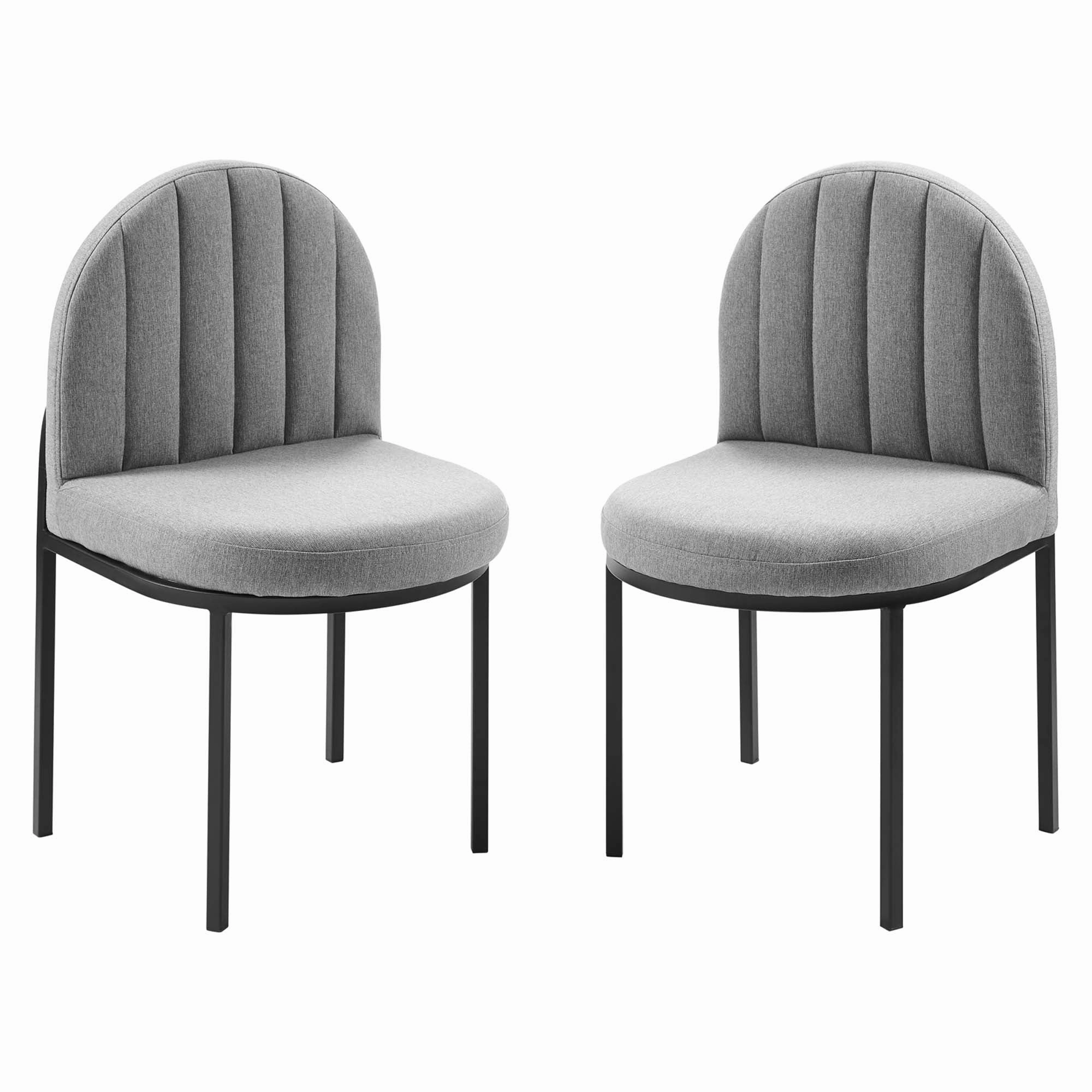 Isla Dining Side Chair Upholstered Fabric Set of 2 by Modway