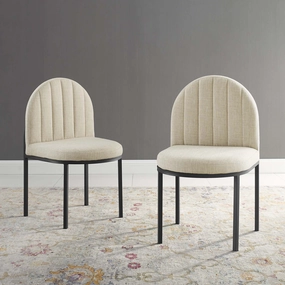 Isla Dining Side Chair Upholstered Fabric Set of 2 by Modway
