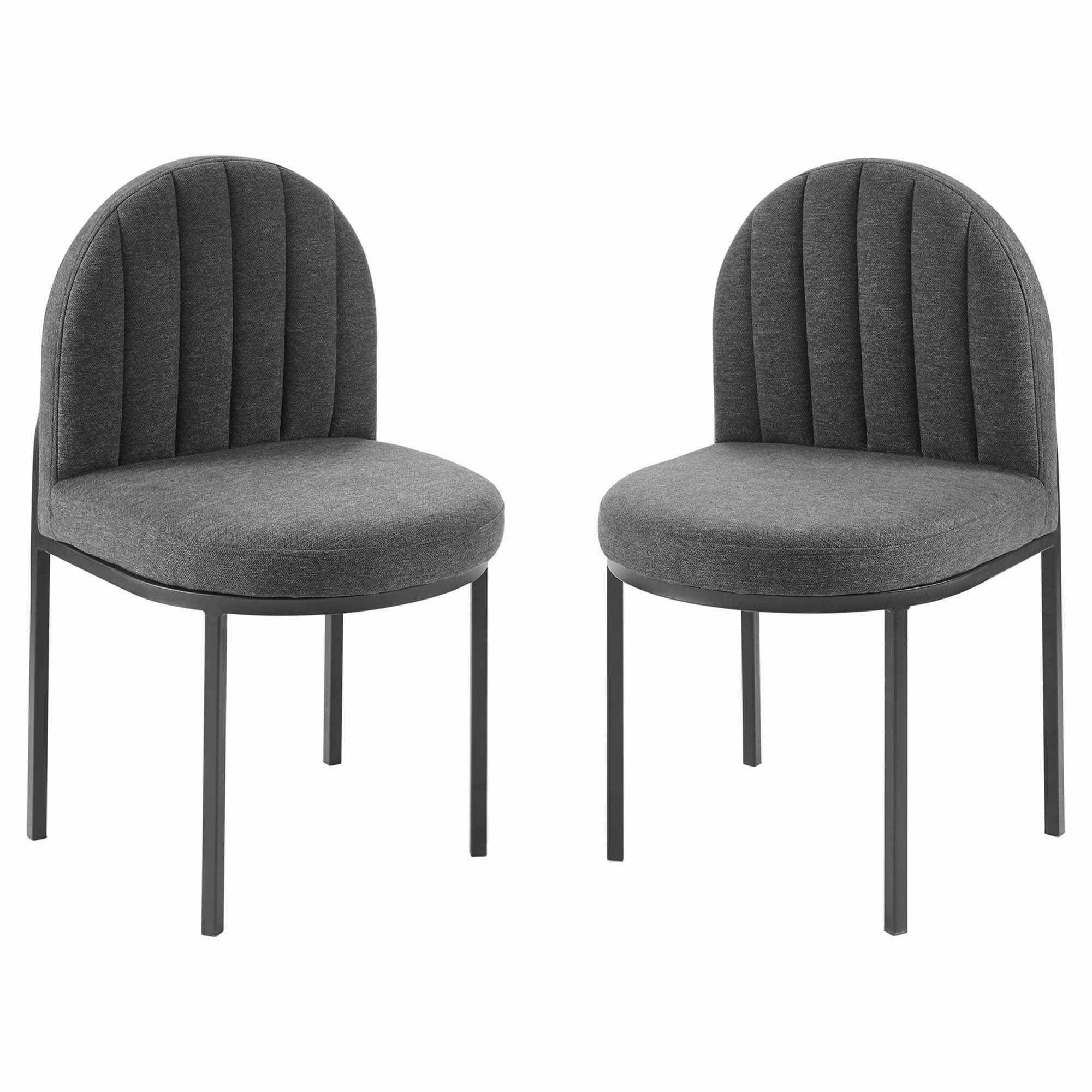 Isla Dining Side Chair Upholstered Fabric Set of 2 by Modway