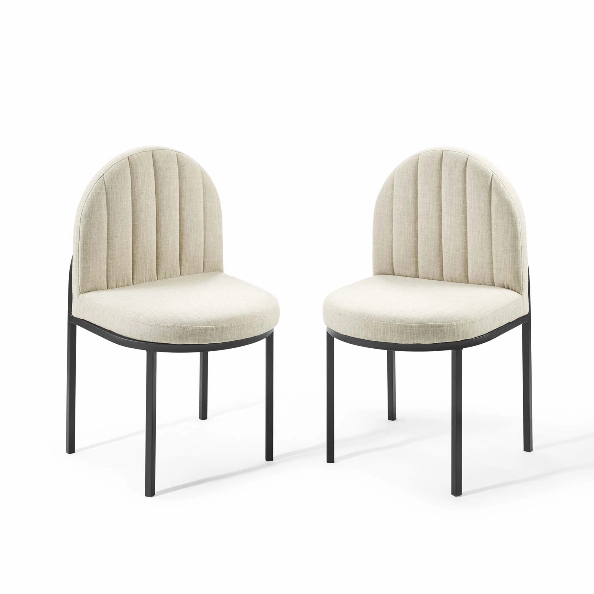 Isla Dining Side Chair Upholstered Fabric Set of 2 by Modway