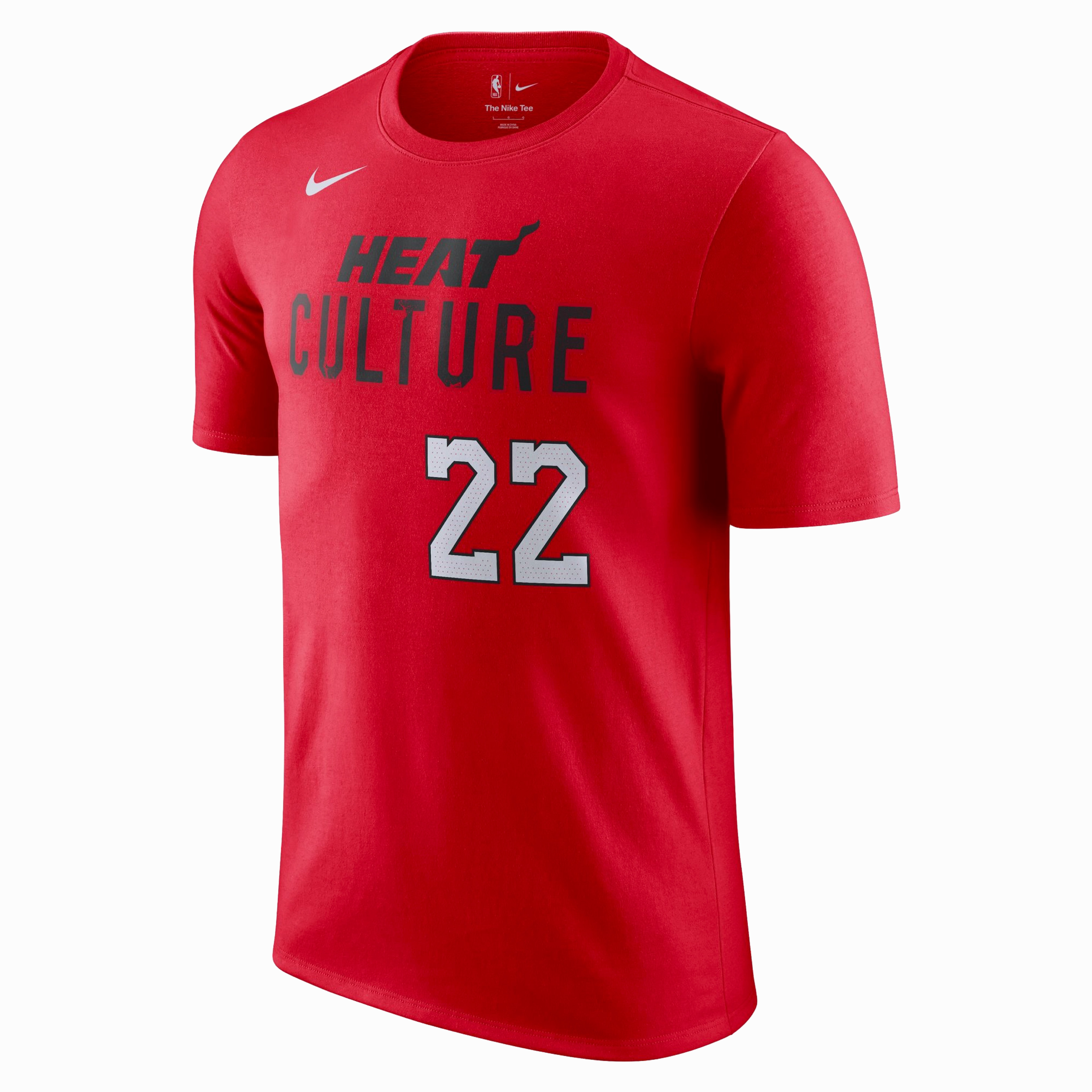 Jimmy Butler Nike HEAT Culture: Blood Red Name & Number Tee