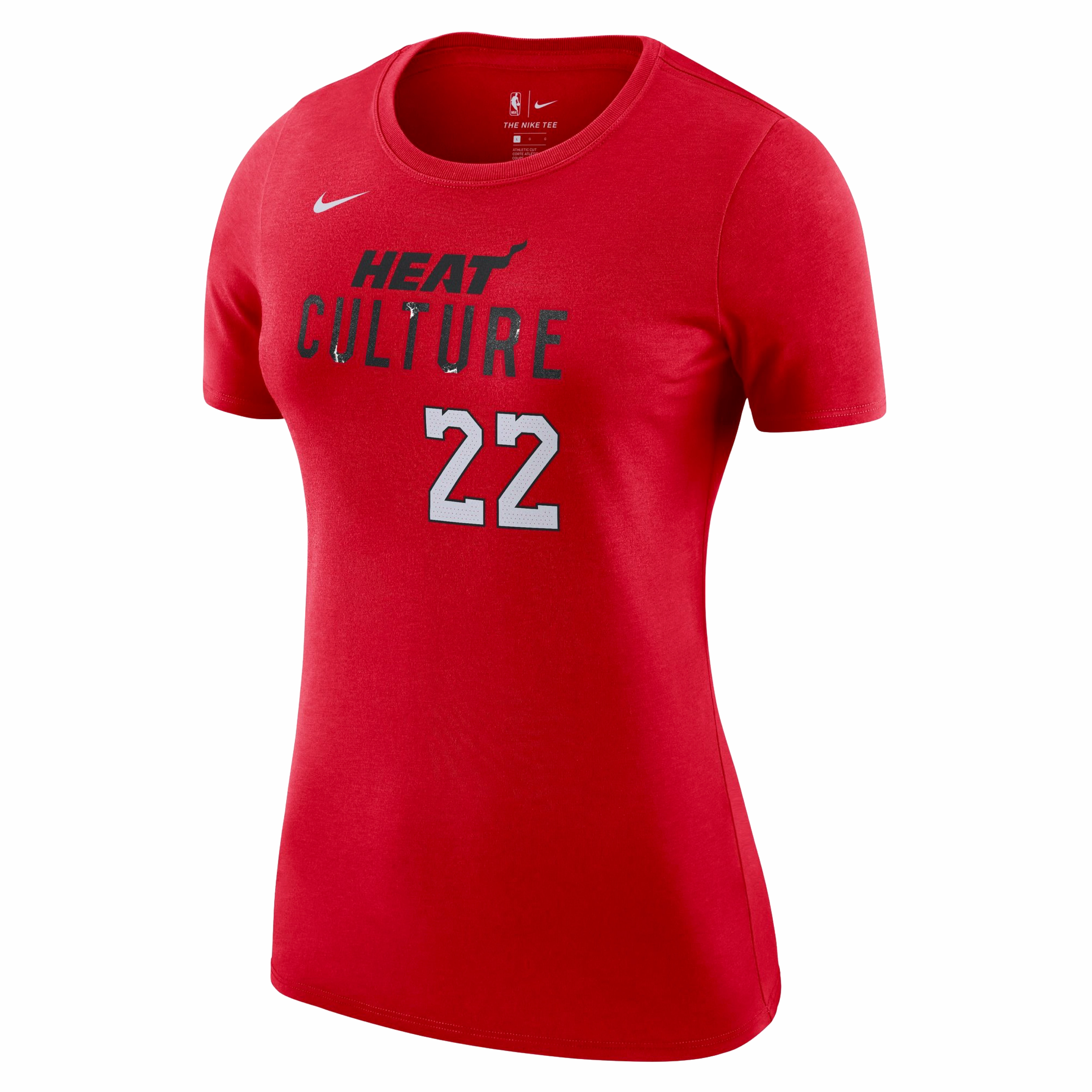 Jimmy Butler Nike HEAT Culture: Blood Red Name & Number Women's Tee