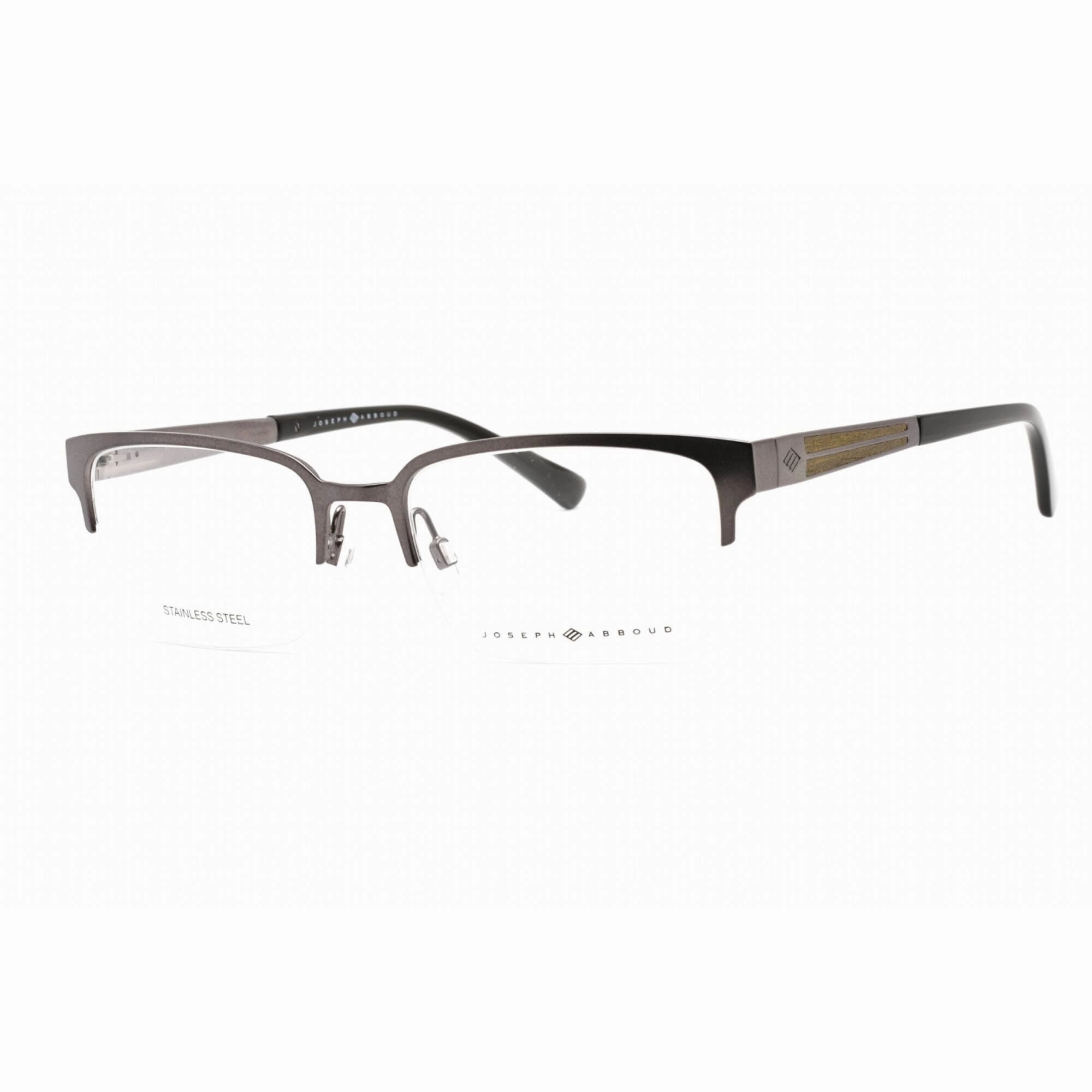 Joseph Abboud Men's Eyeglasses - Gunmetal Rectangular Frame Clear Lens | JA4080 015