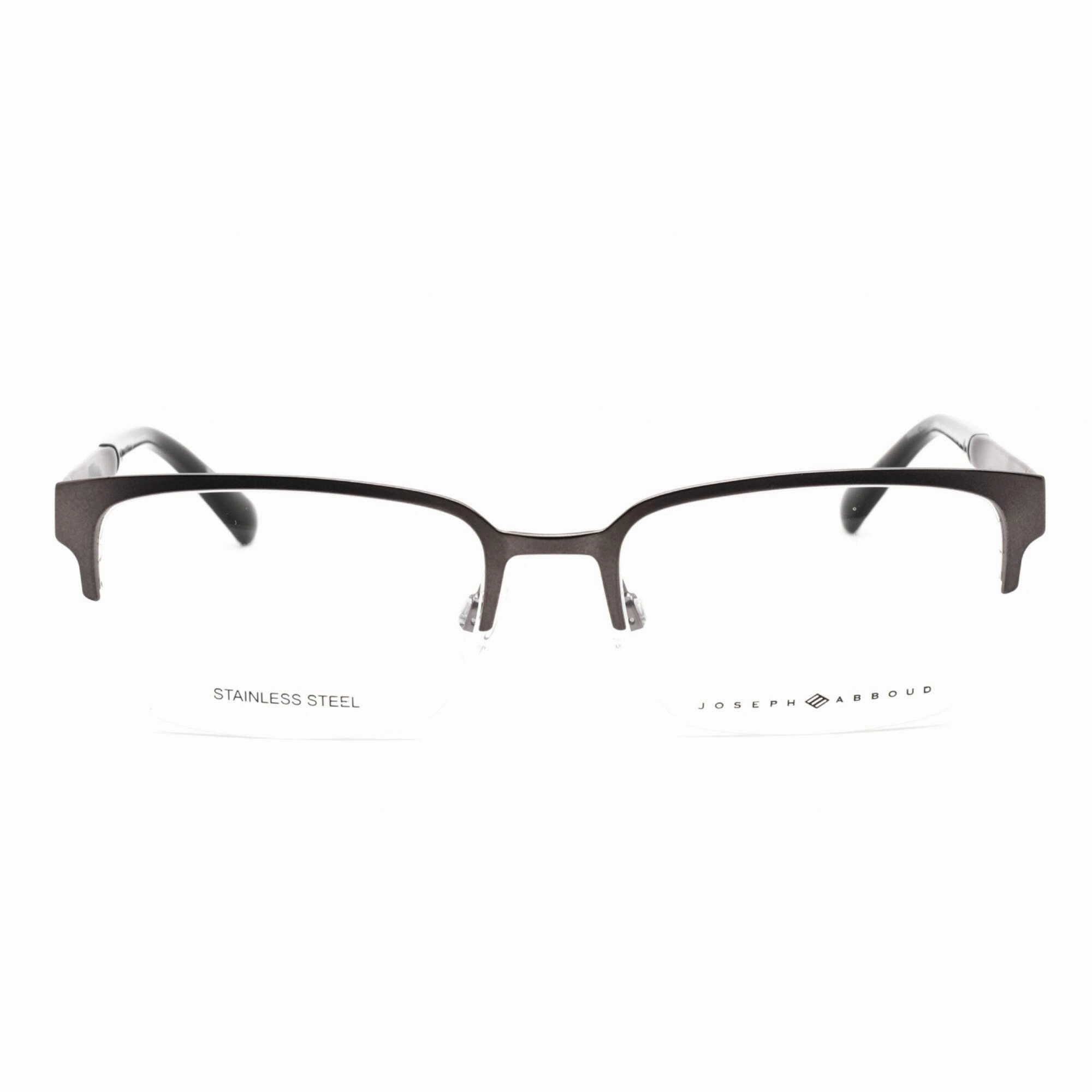 Joseph Abboud Men's Eyeglasses - Gunmetal Rectangular Frame Clear Lens | JA4080 015