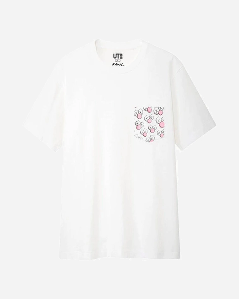 KAWS X UNIQLO BFF POCKET WHITE TEE