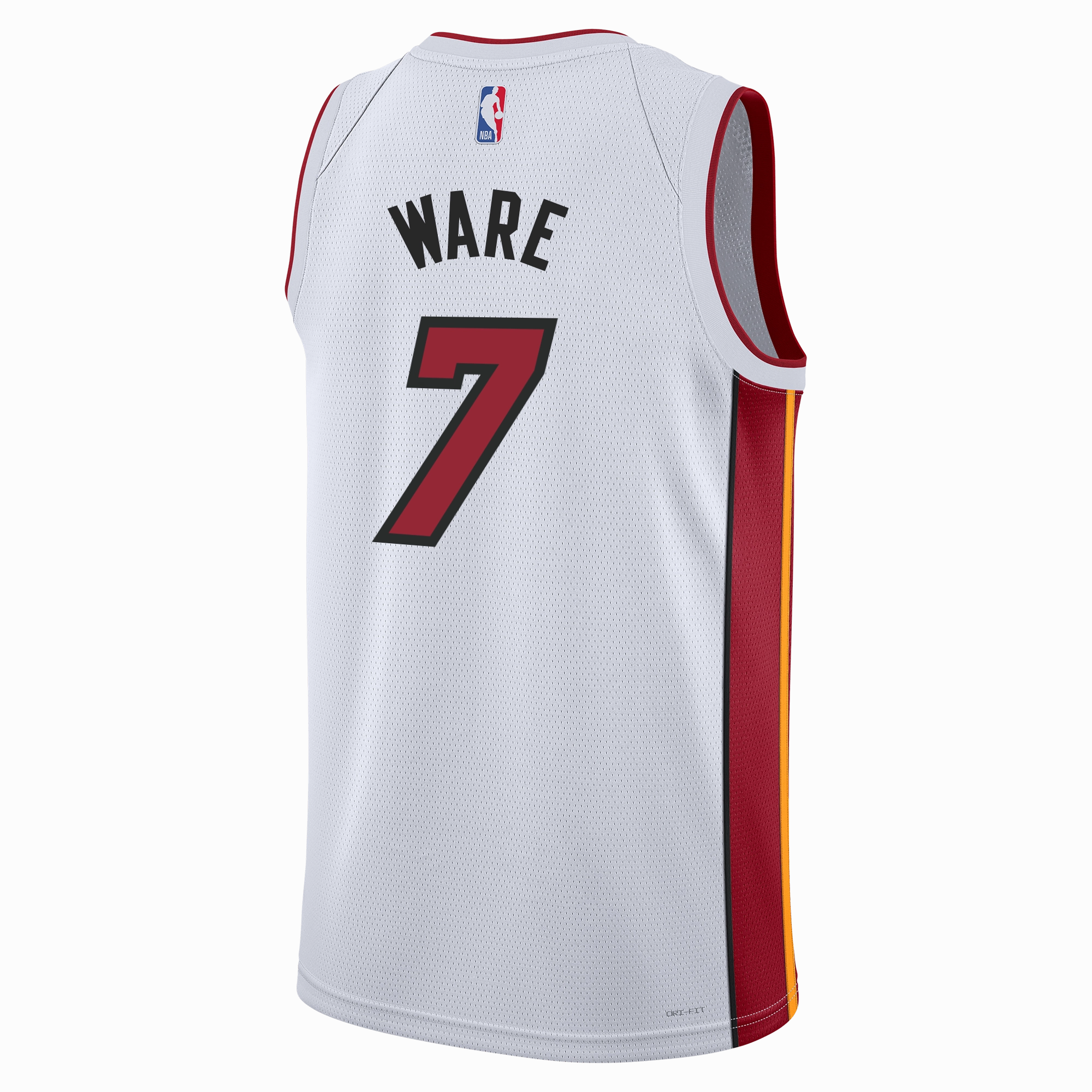 Kel'el Ware Nike Miami HEAT Association White Swingman Jersey