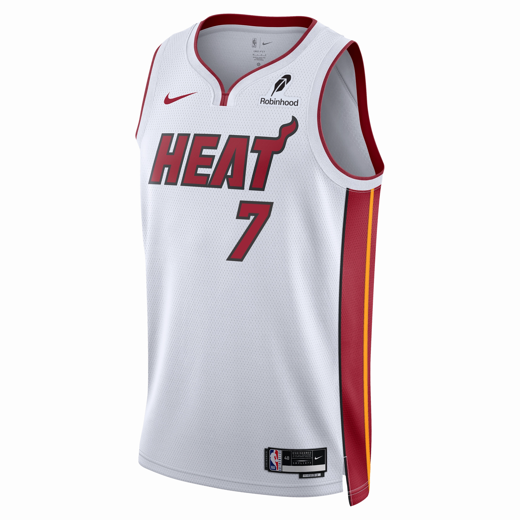 Kel'el Ware Nike Miami HEAT Association White Swingman Jersey
