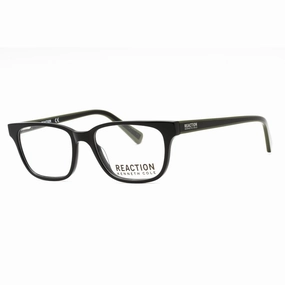 Kenneth Cole Reaction Men's Eyeglasses - Shiny Black Rectangular Frame | KC0809 001