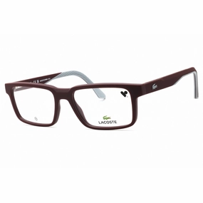 Lacoste Men's Eyeglasses - Dark Red Injected Propionate Full Rim Frame | L2922 603