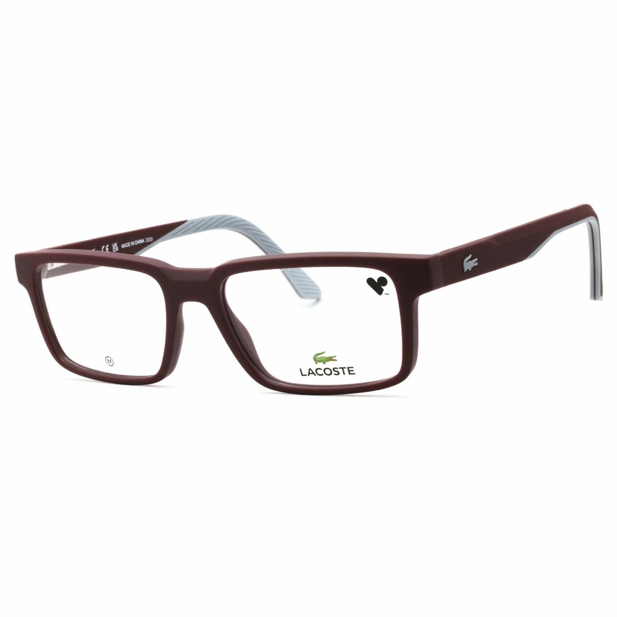 Lacoste Men's Eyeglasses - Dark Red Injected Propionate Full Rim Frame | L2922 603