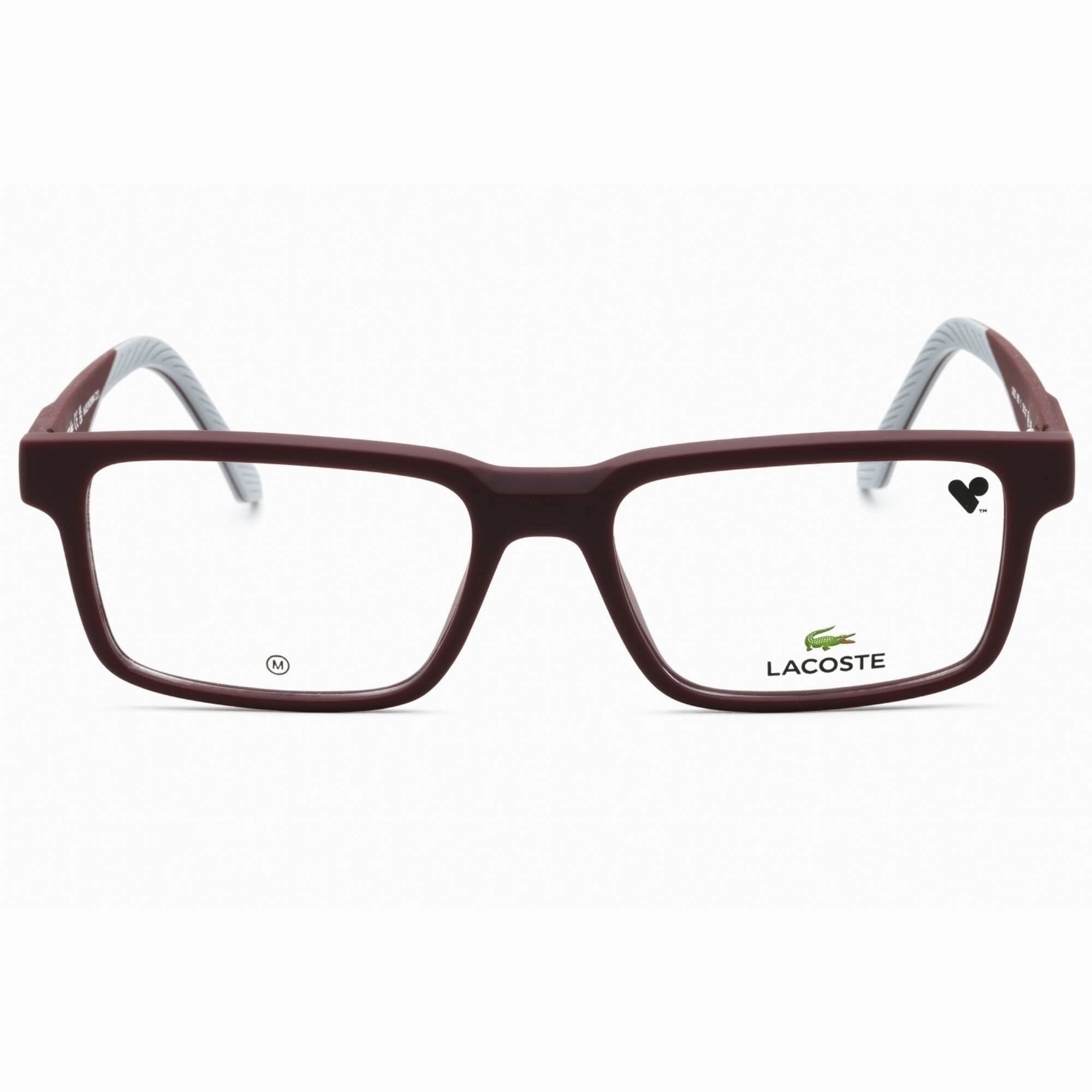 Lacoste Men's Eyeglasses - Dark Red Injected Propionate Full Rim Frame | L2922 603