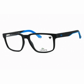 Lacoste Men's Eyeglasses - Matte Black Rectangular Shape Full Rim Frame | L2912 002