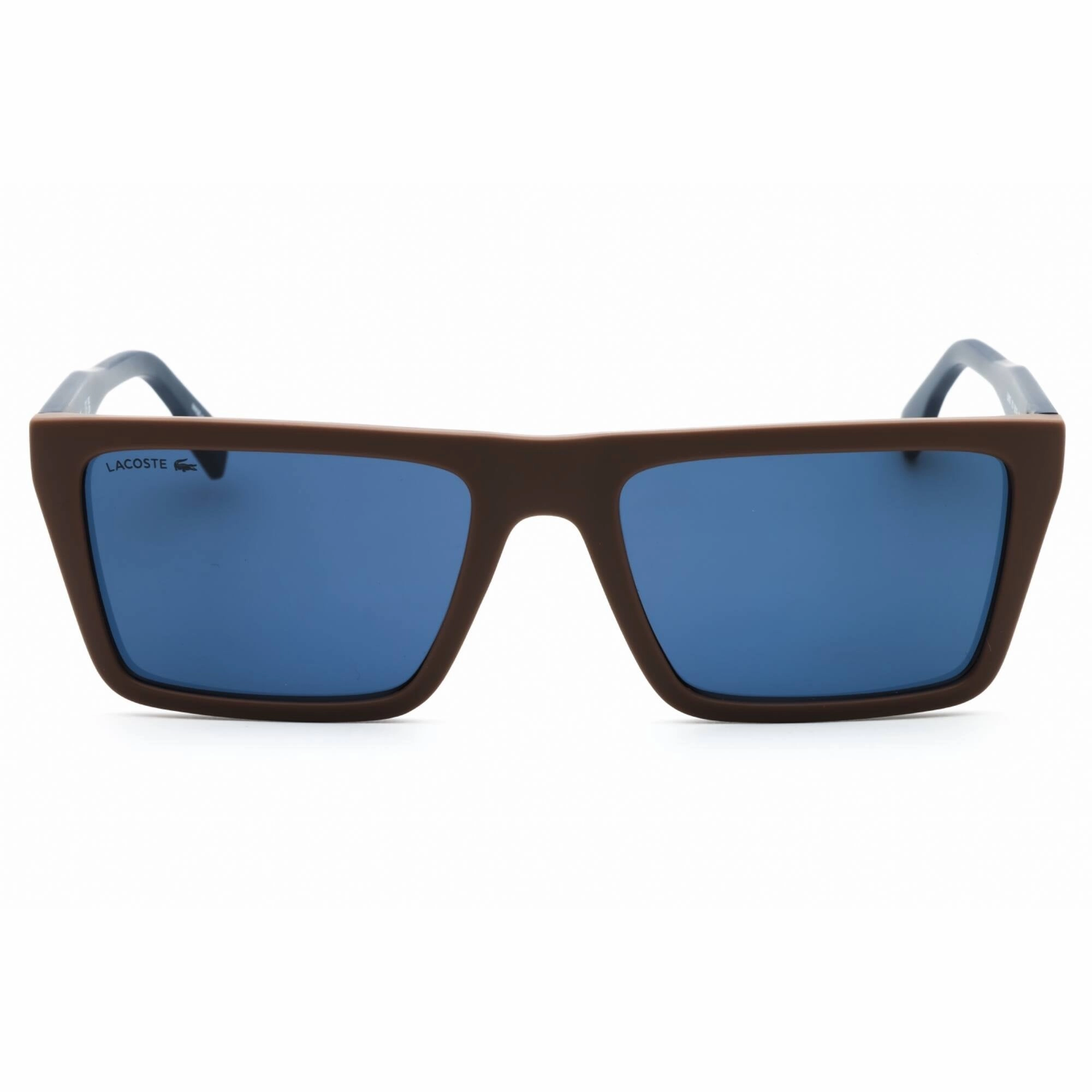Lacoste Men's Sunglasses - Matte Brown Injected Propionate Square Frame | L6009S 210