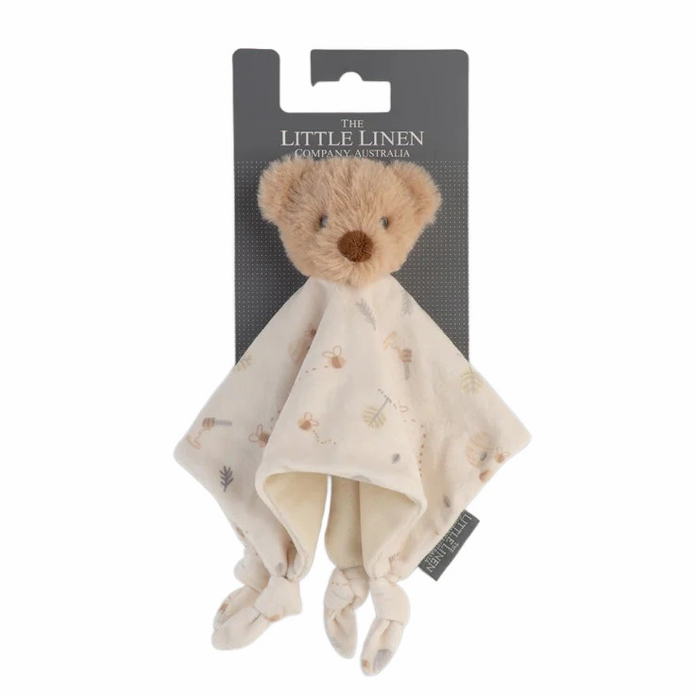 Little Linen Lovie/Comforter Nectar Bear