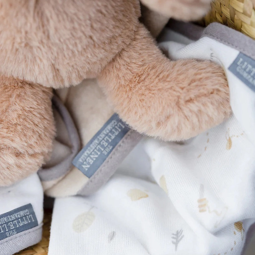 Little Linen Plush Toy & Washers Nectar Bear