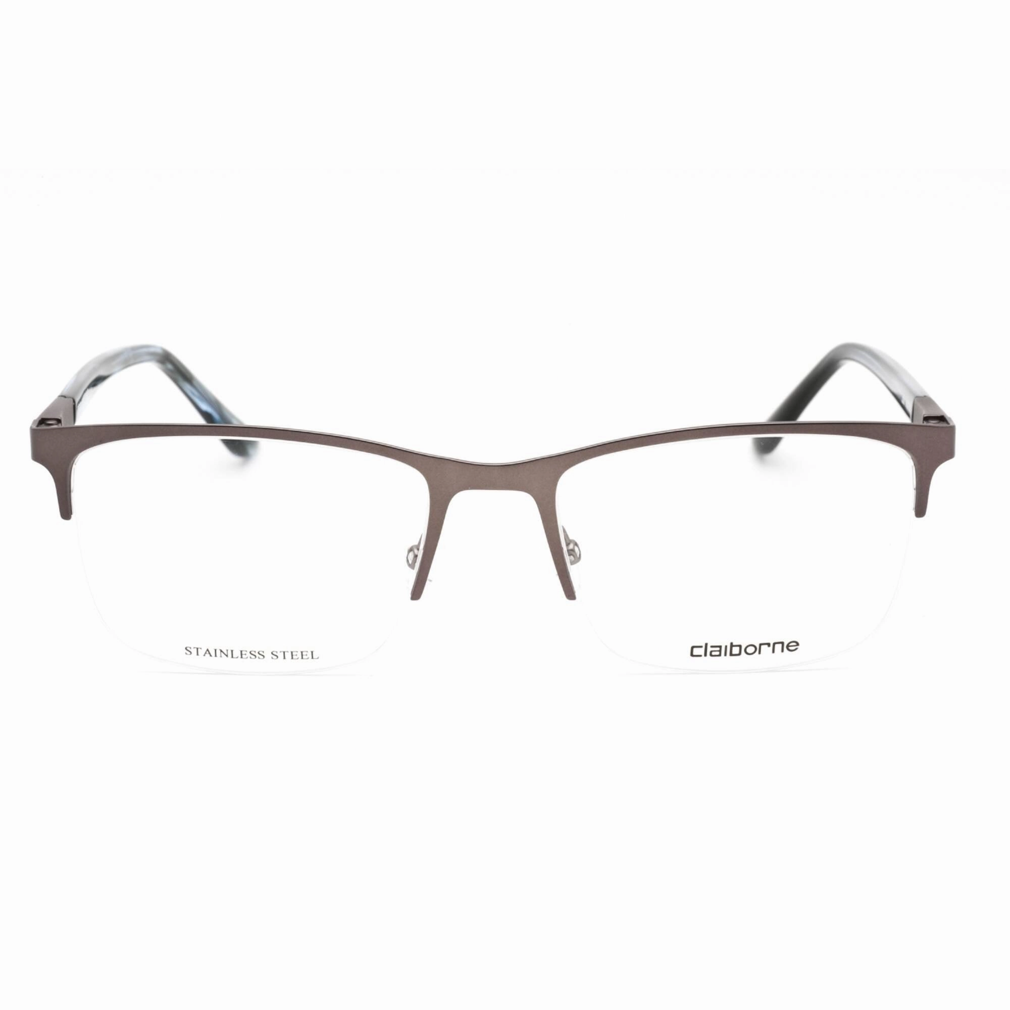 Liz Claiborne Men's Eyeglasses - Clear Lens Matte Grey Metal Frame | CB 252 0RIW 00
