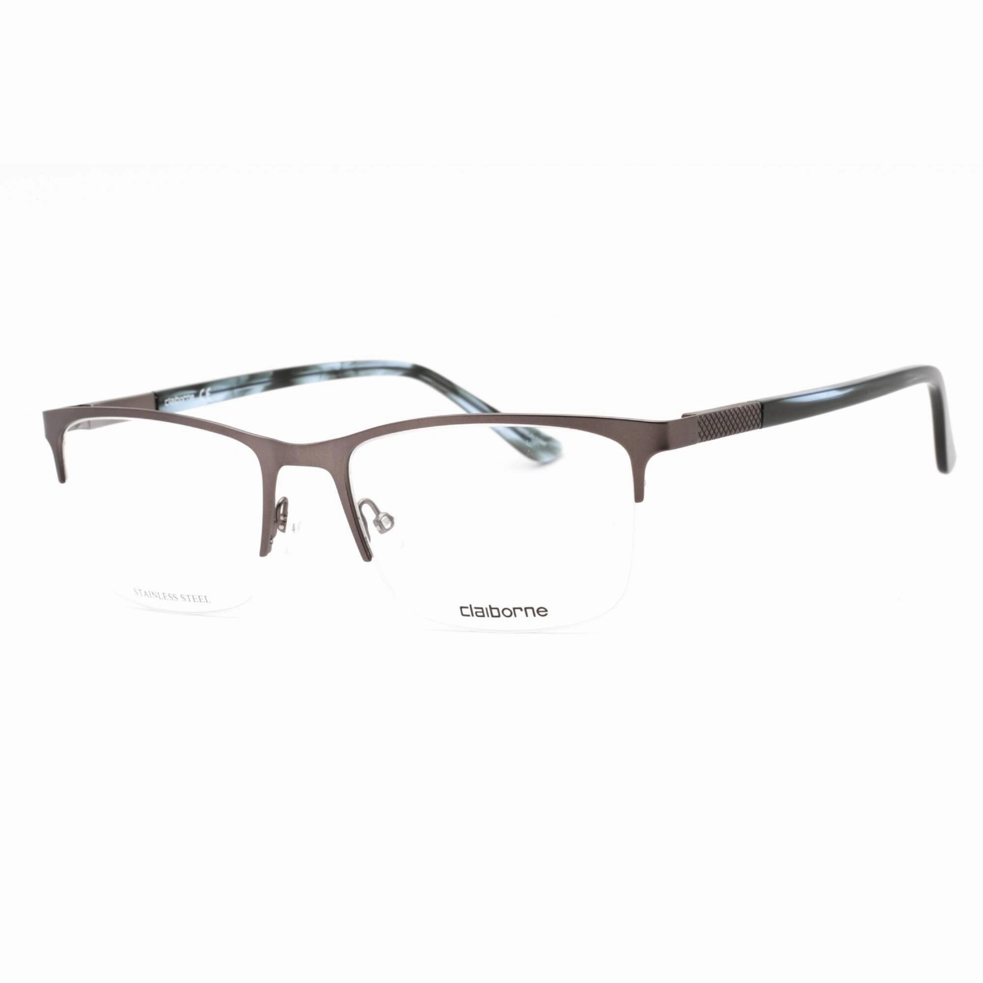 Liz Claiborne Men's Eyeglasses - Clear Lens Matte Grey Metal Frame | CB 252 0RIW 00