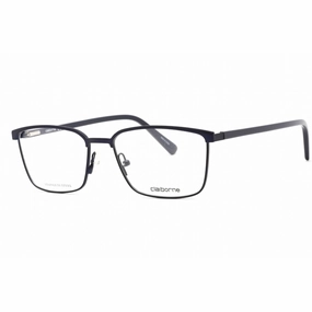 Liz Claiborne Men's Eyeglasses - Navy Metal Rectangular Full Rim Frame | CB 261 E8W