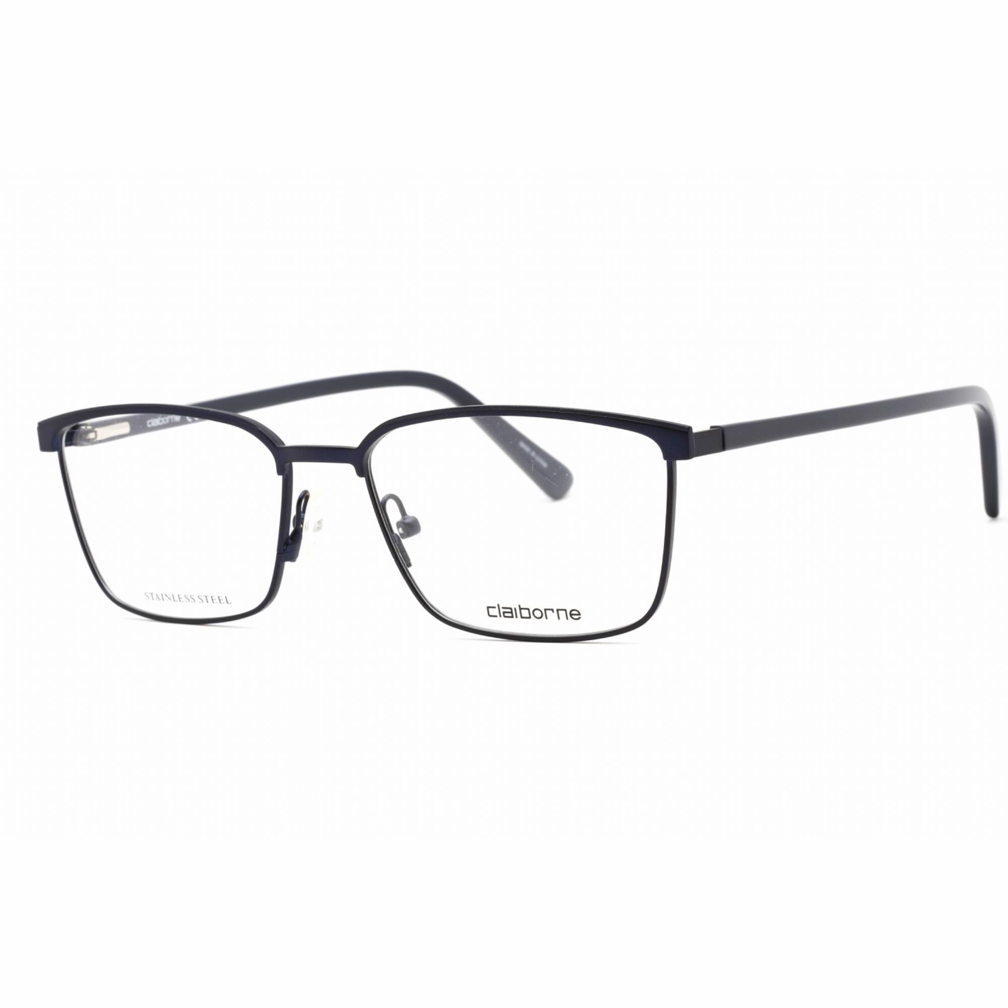 Liz Claiborne Men's Eyeglasses - Navy Metal Rectangular Full Rim Frame | CB 261 E8W
