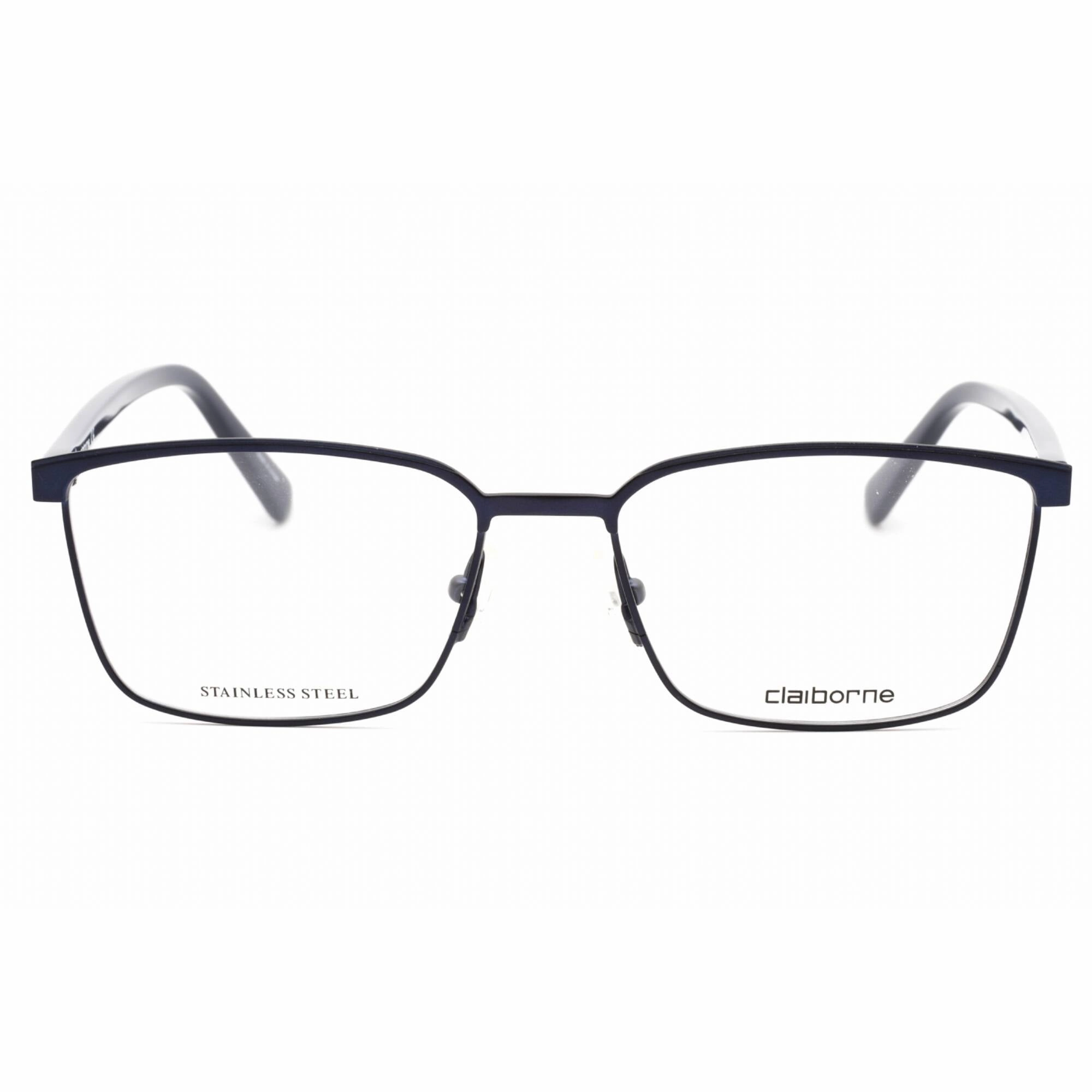 Liz Claiborne Men's Eyeglasses - Navy Metal Rectangular Full Rim Frame | CB 261 E8W