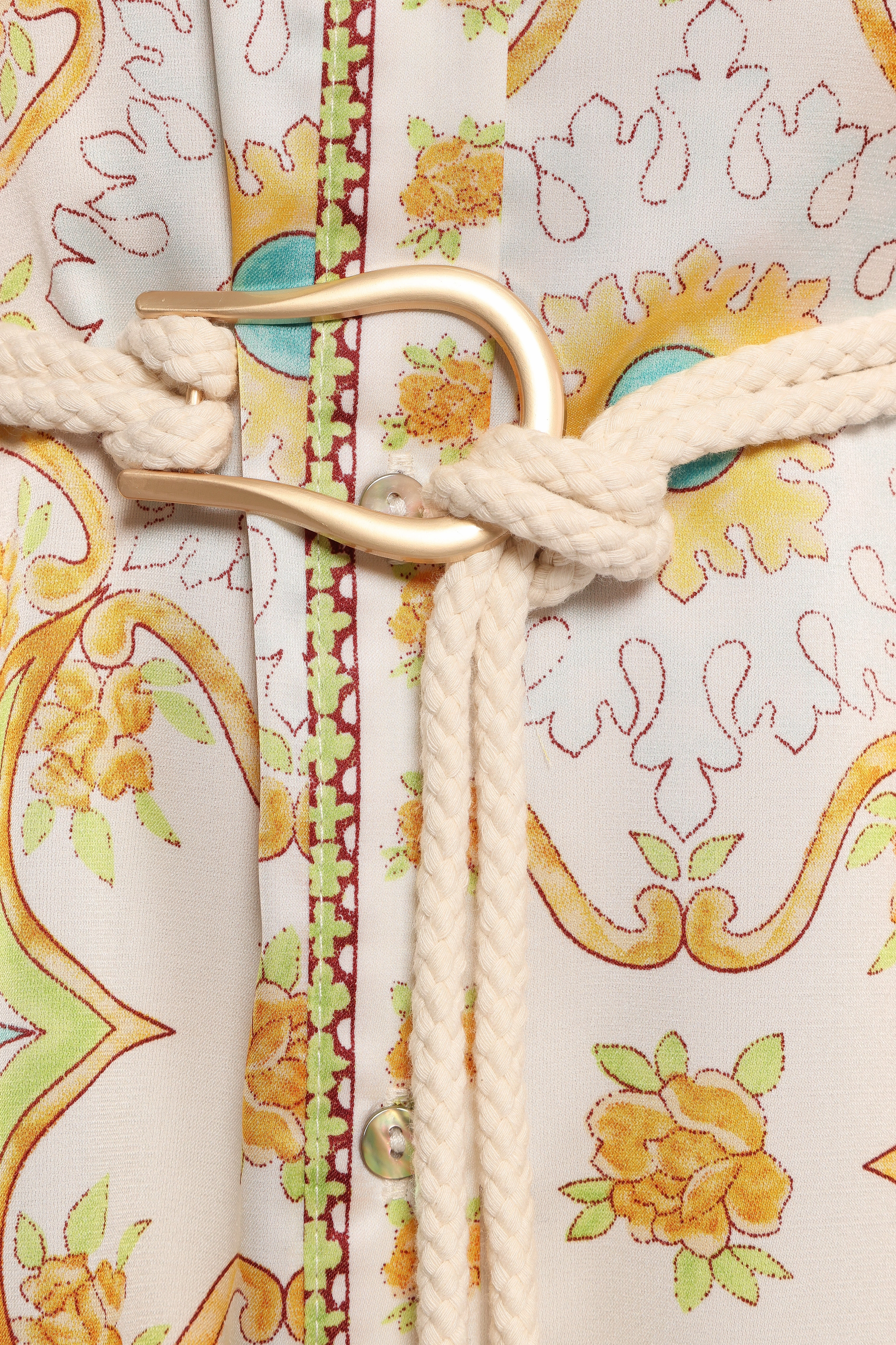 Lorena Maxi Dress - White Multi