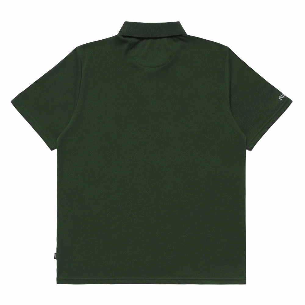 Malbon Cooper Core Golf Polo Evergreen - FW24 Men